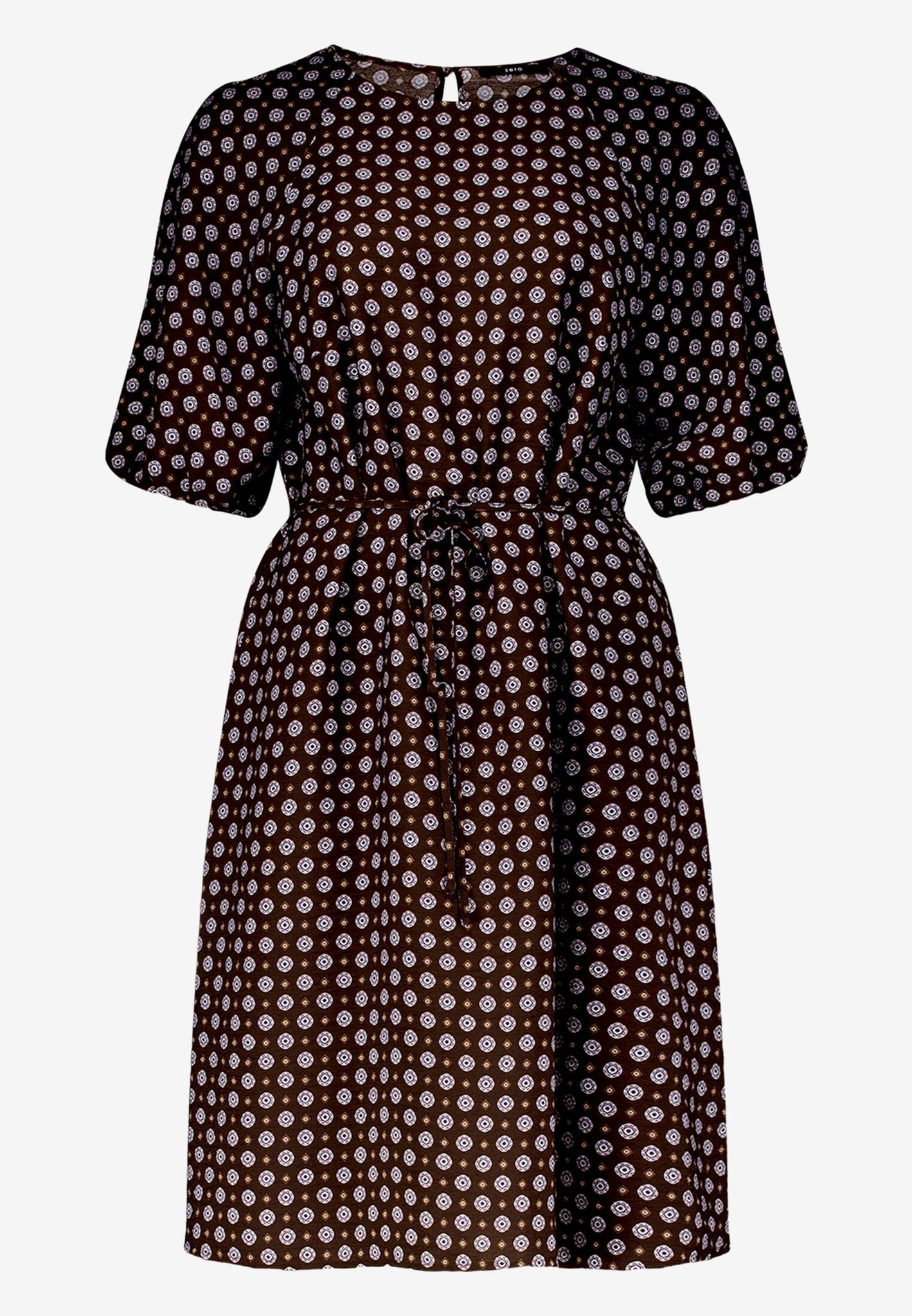 Zero Damen Kleider Brown/Blue