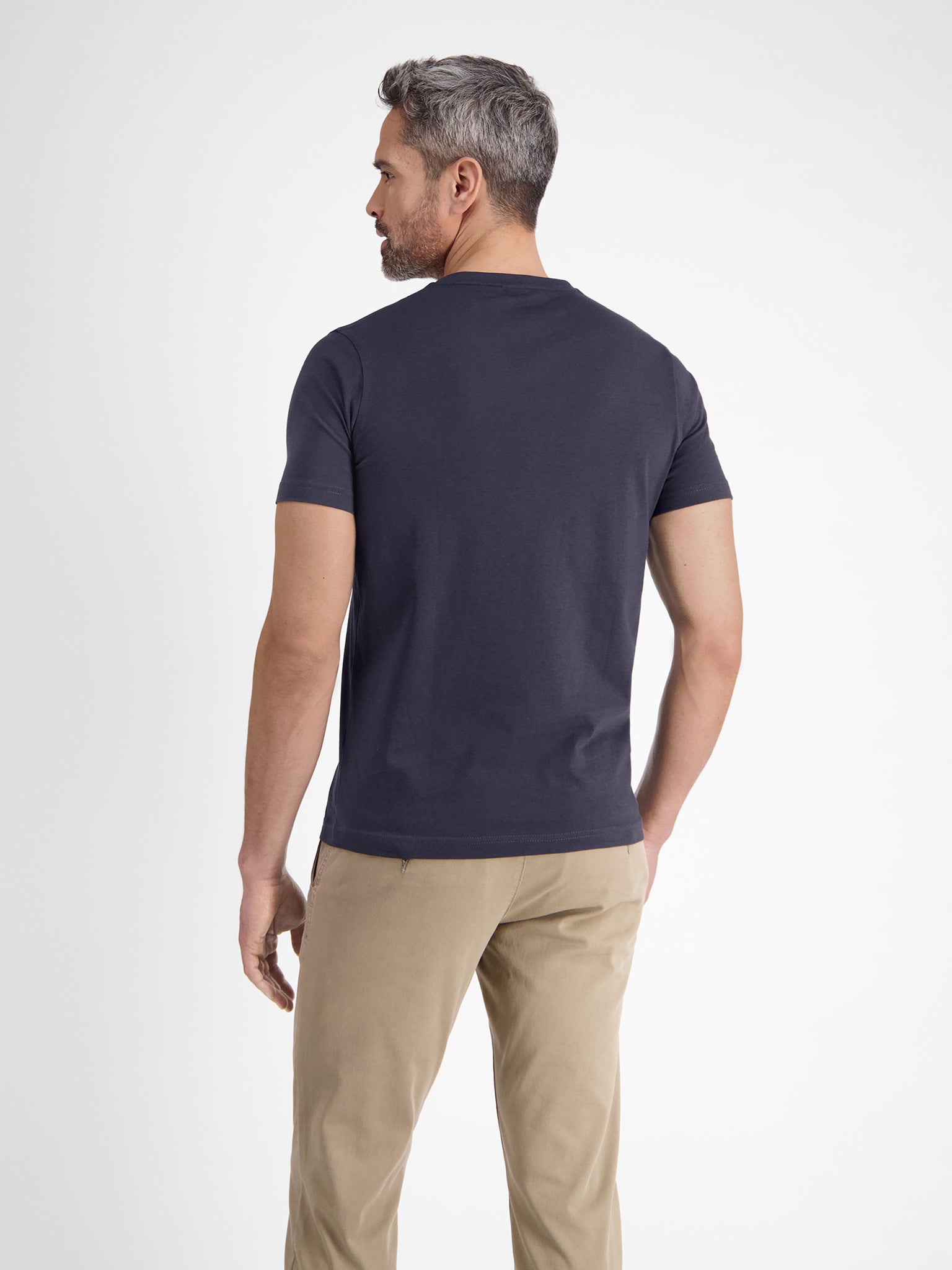 Lerros Herren T-Shirts kurz Navy