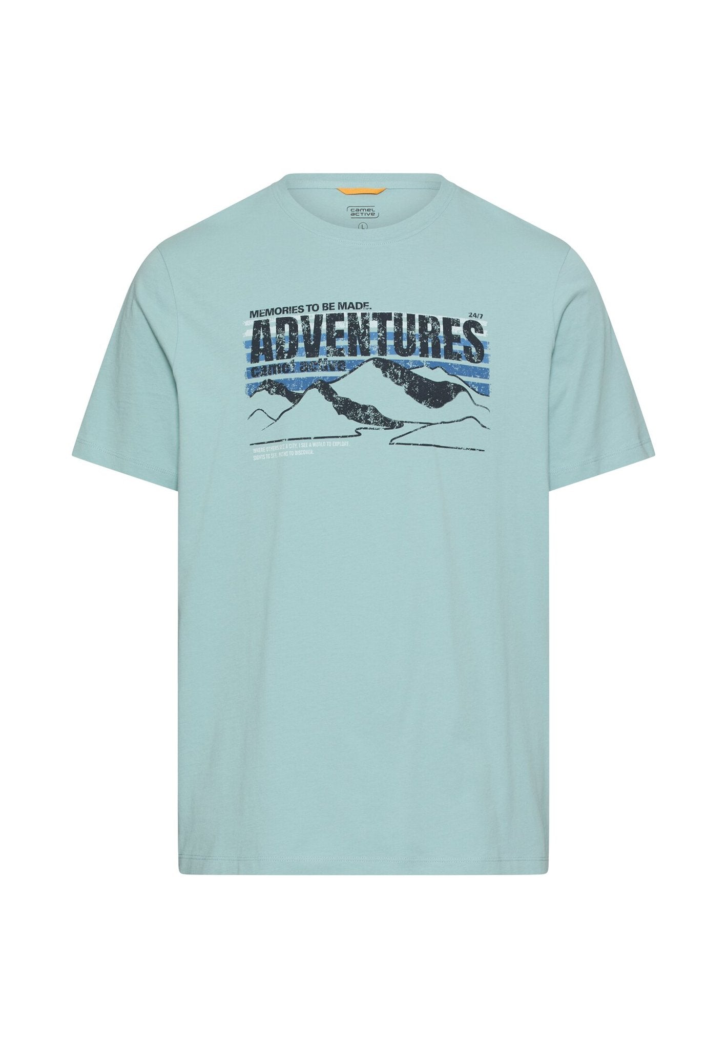 Camel active Herren T-Shirts kurz  Ocean Green