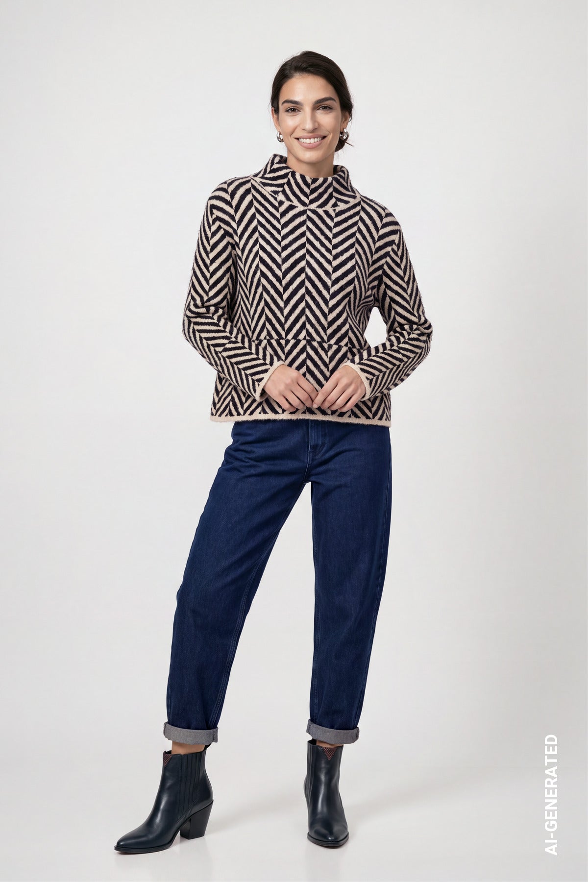 Monari Damen Pullover  Dark Blue G