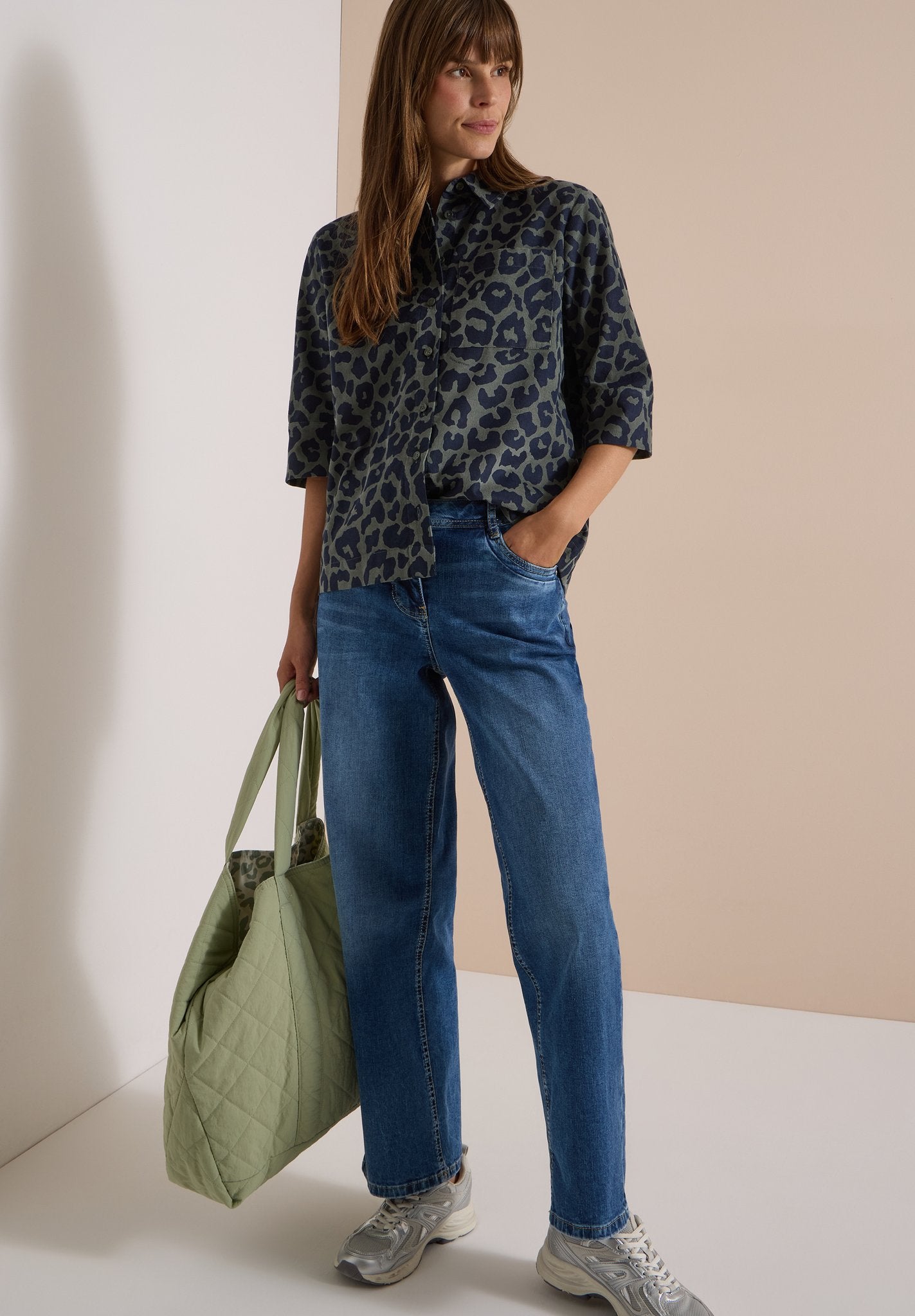 Cecil Damen Blusen Dried Oli