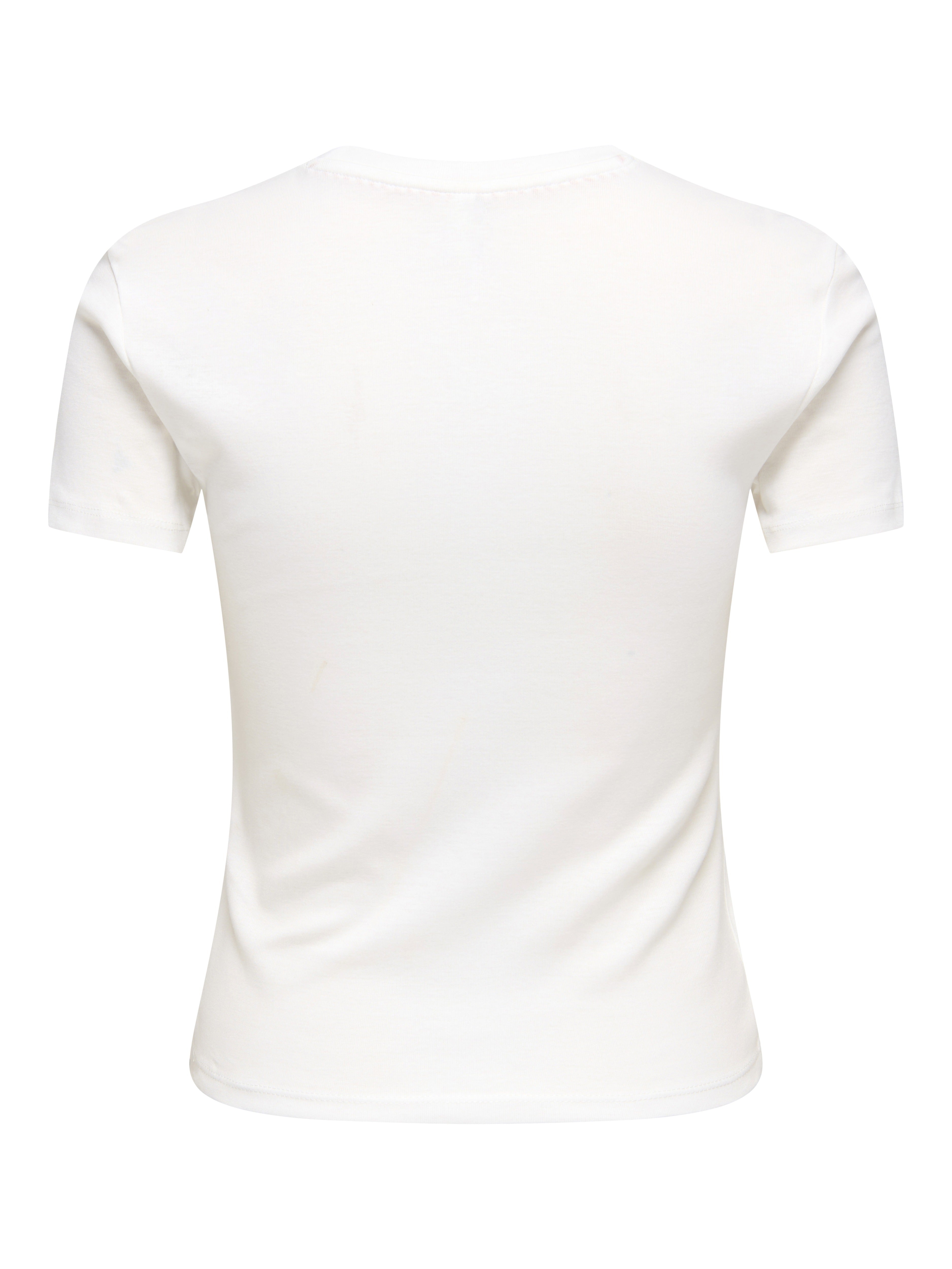 Only Damen T-Shirts Cloud Dancer/Pr