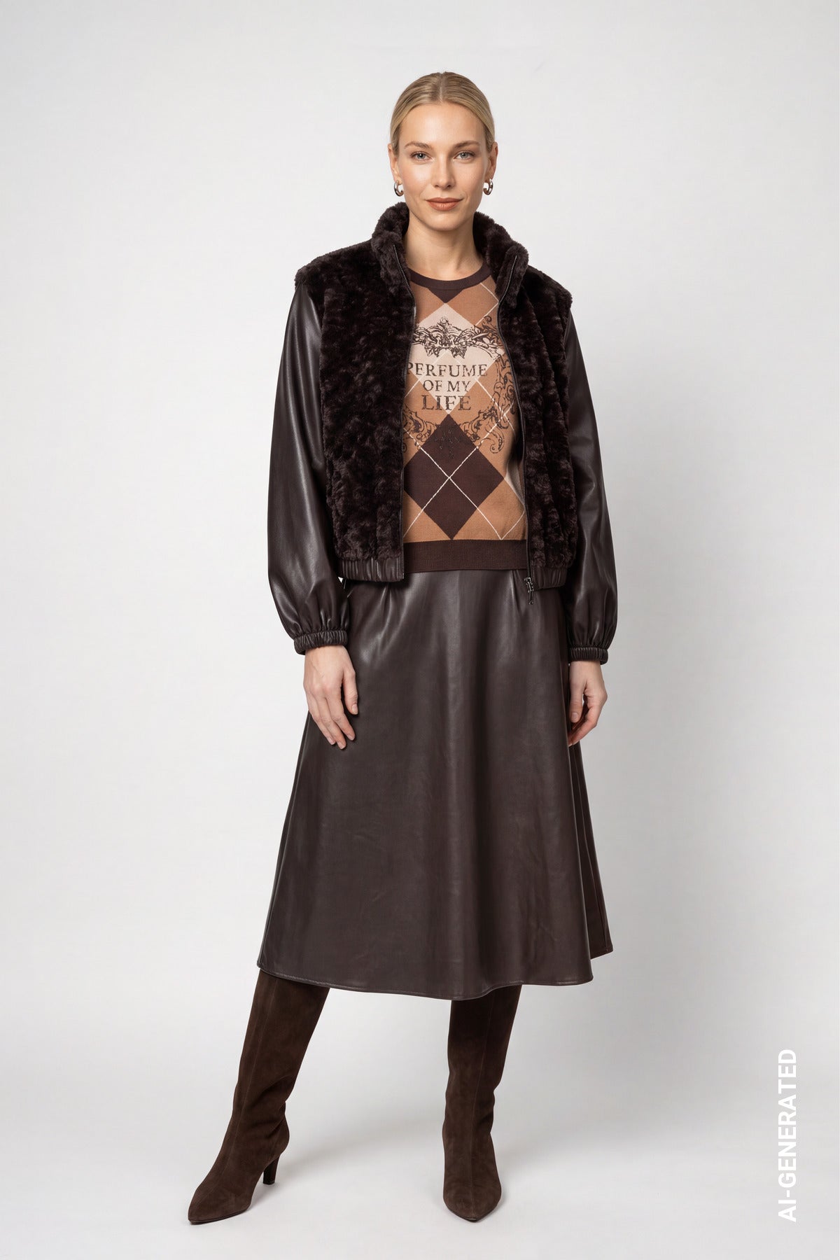 Monari Damen Jacken Black Coffe