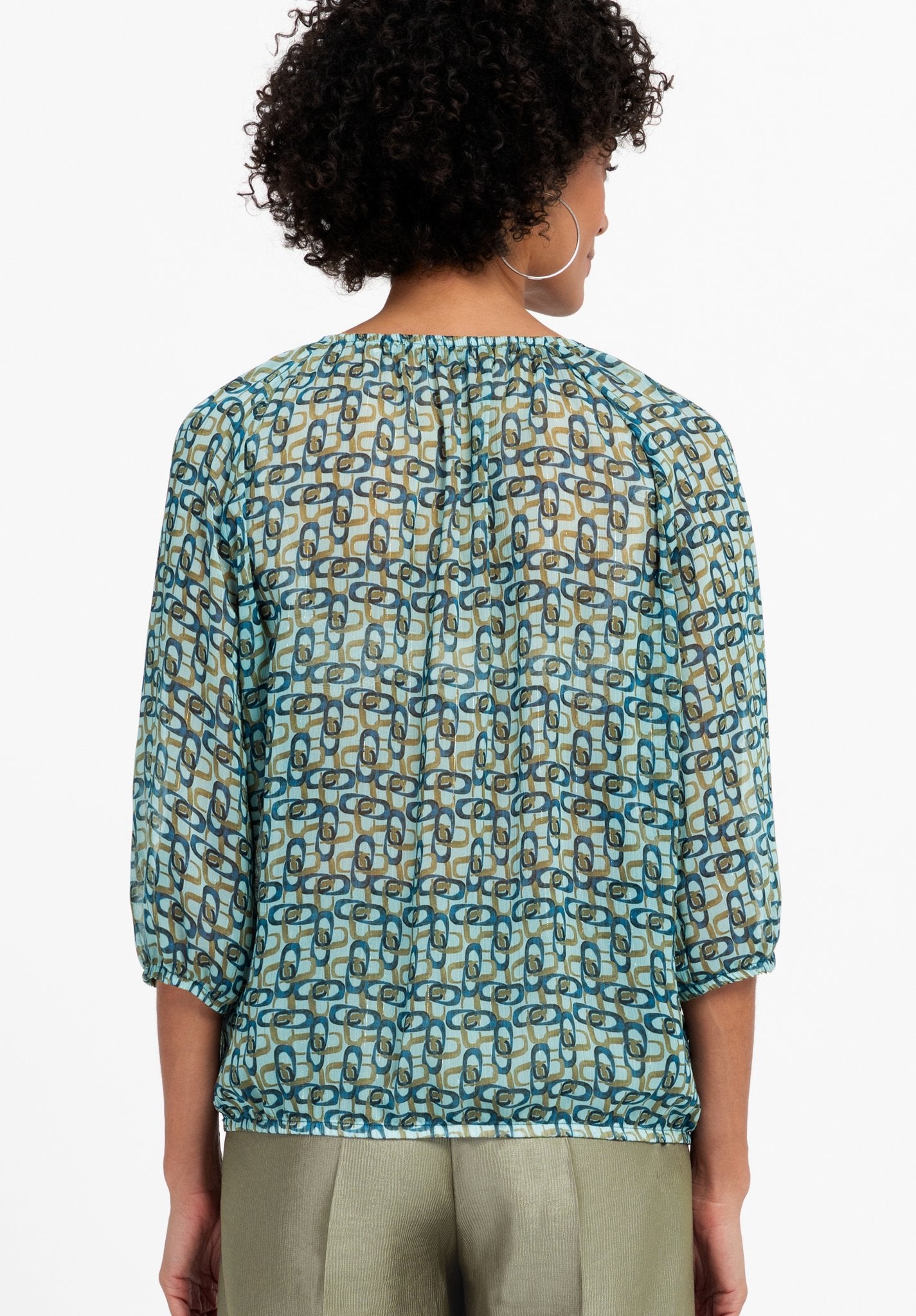 Bianca Damen Blusen Blue Mix