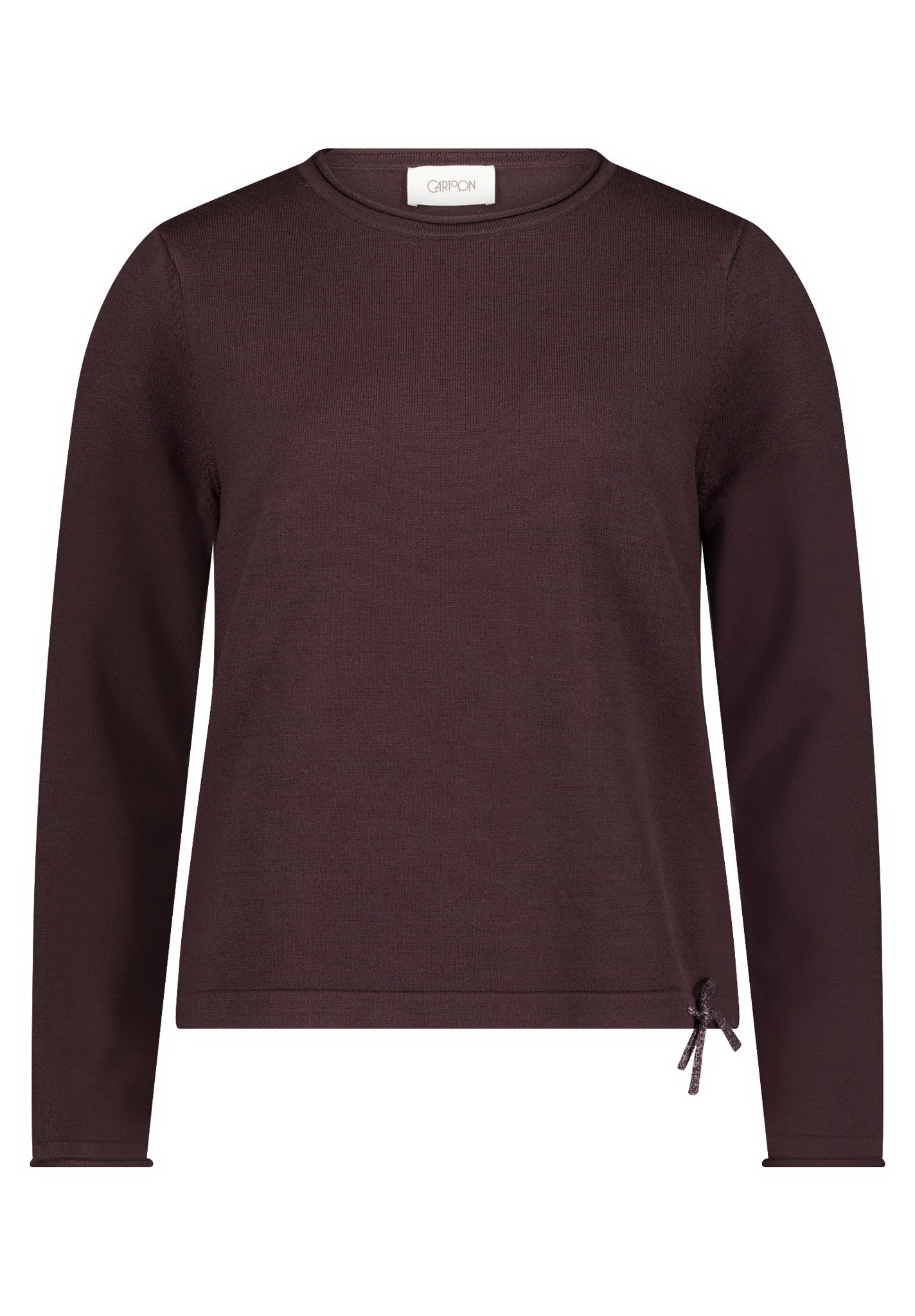 Cartoon Damen Pullover Black Coffee