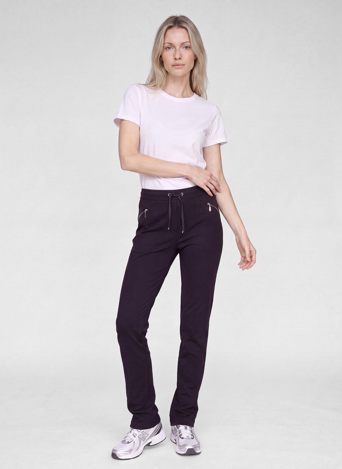 Rabe Damen Hosen Schwarz