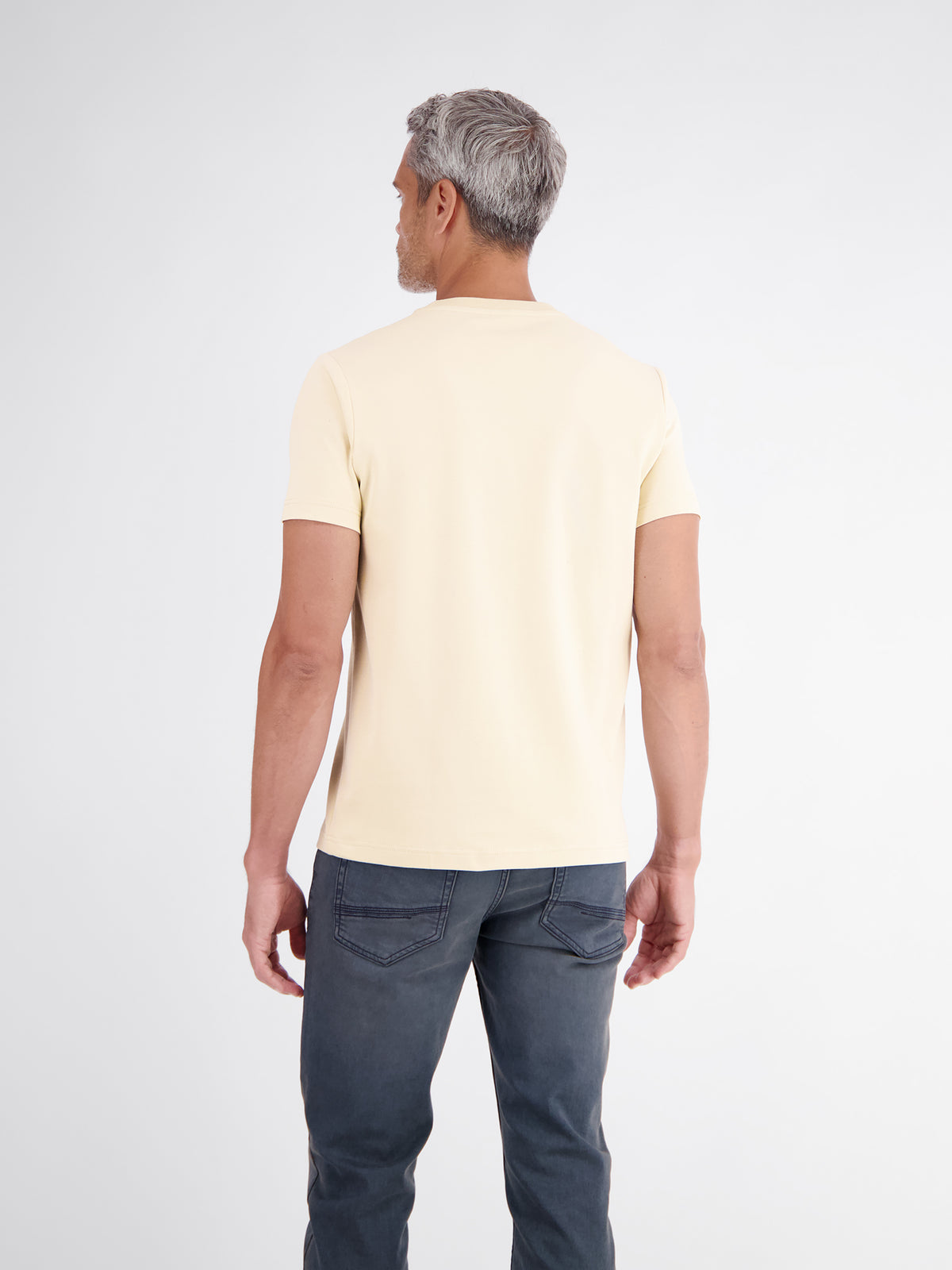 Lerros Herren T-Shirts kurz Foam White