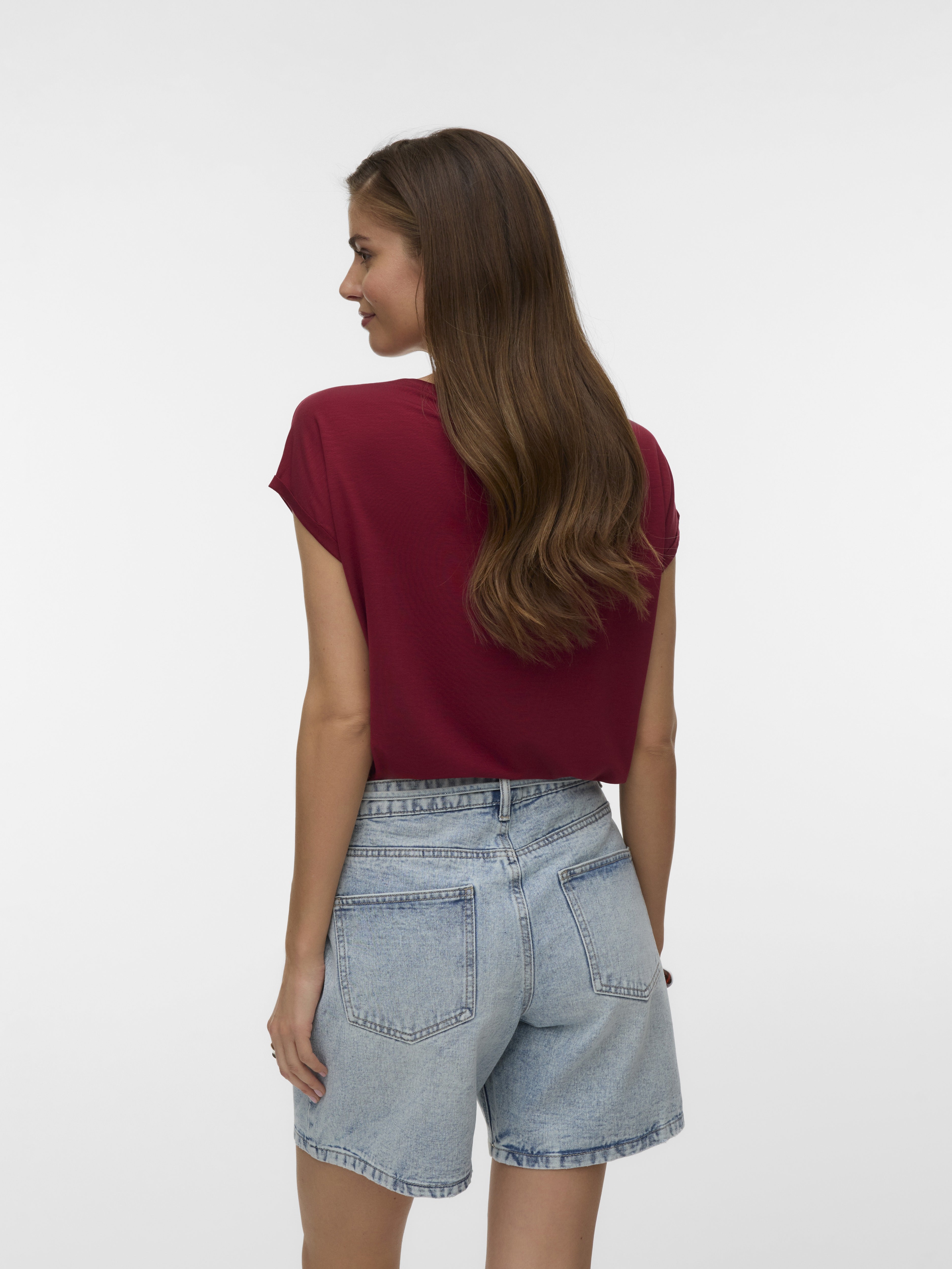Vero Moda Damen T-Shirts Biking Red