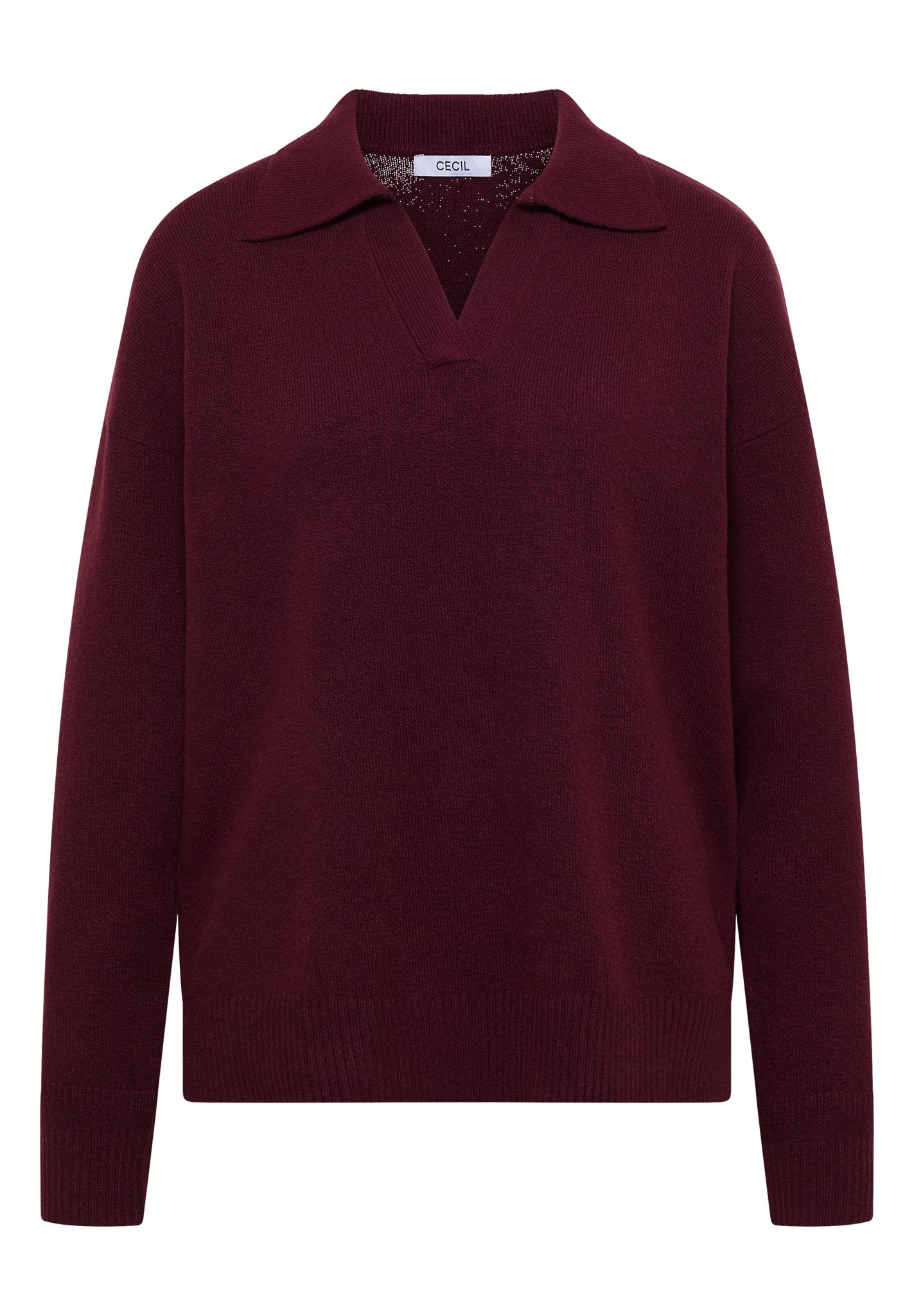 Cecil Damen Pullover  Red Wine