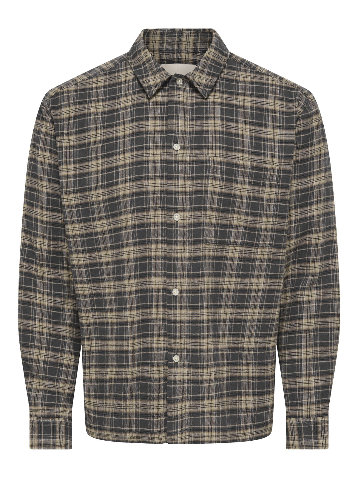 Only & Sons Herren Hemden lang Grey Pinstripe