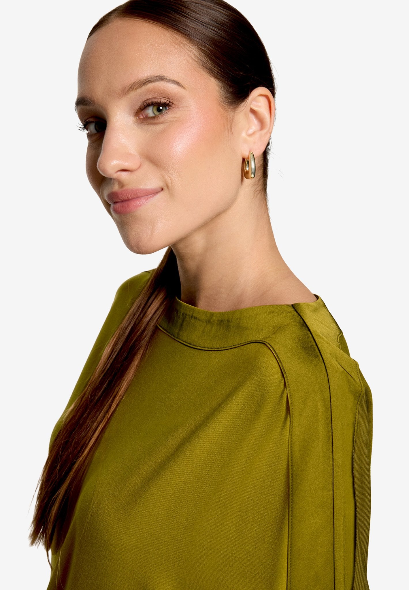 Zero Damen Tops Fir Green