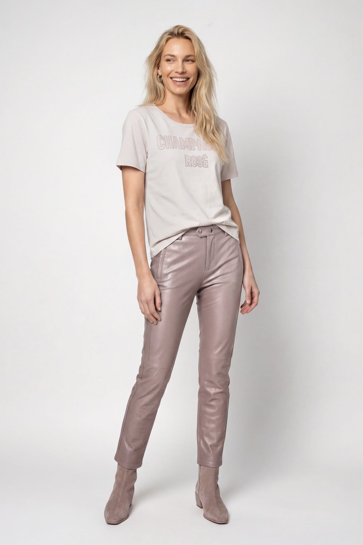 Monari Damen Hosen Taupe