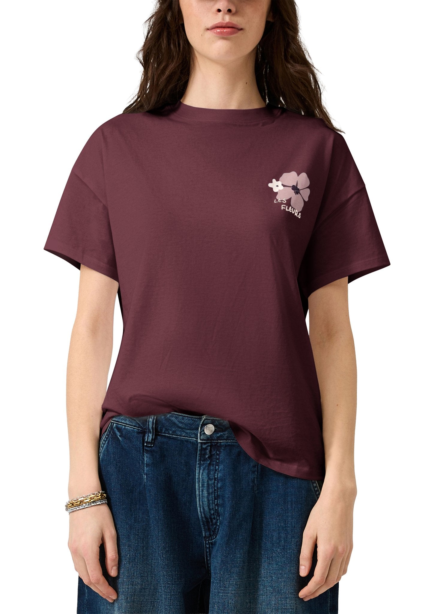 QS by S.Oliver Damen T-Shirts Lilac/Pink