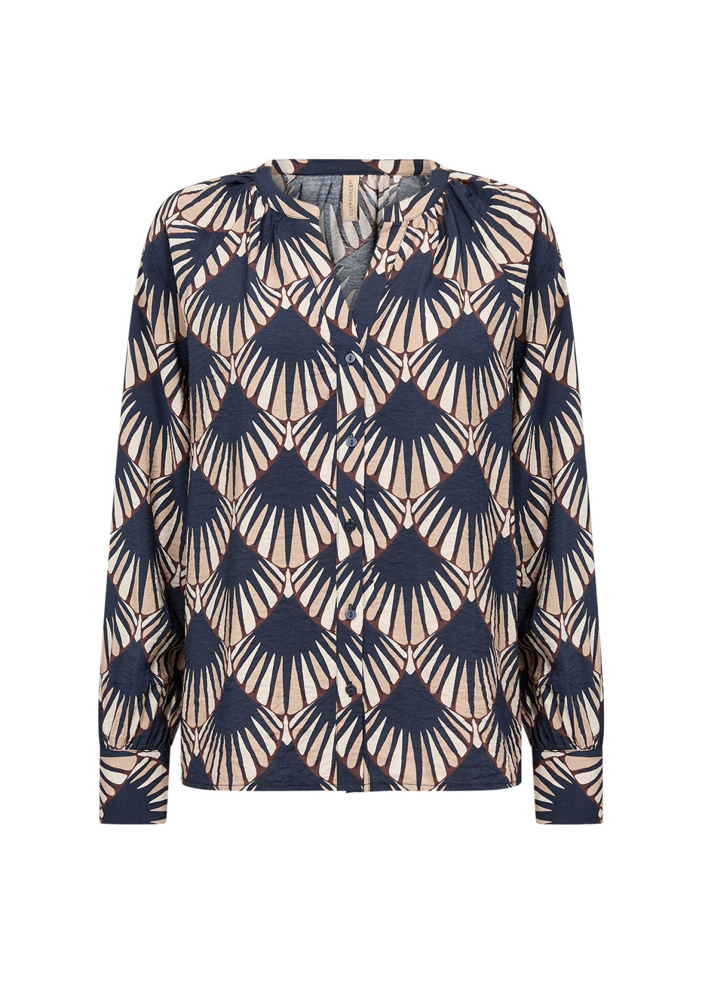 Soya Concept Damen T-Shirts Navy Combi