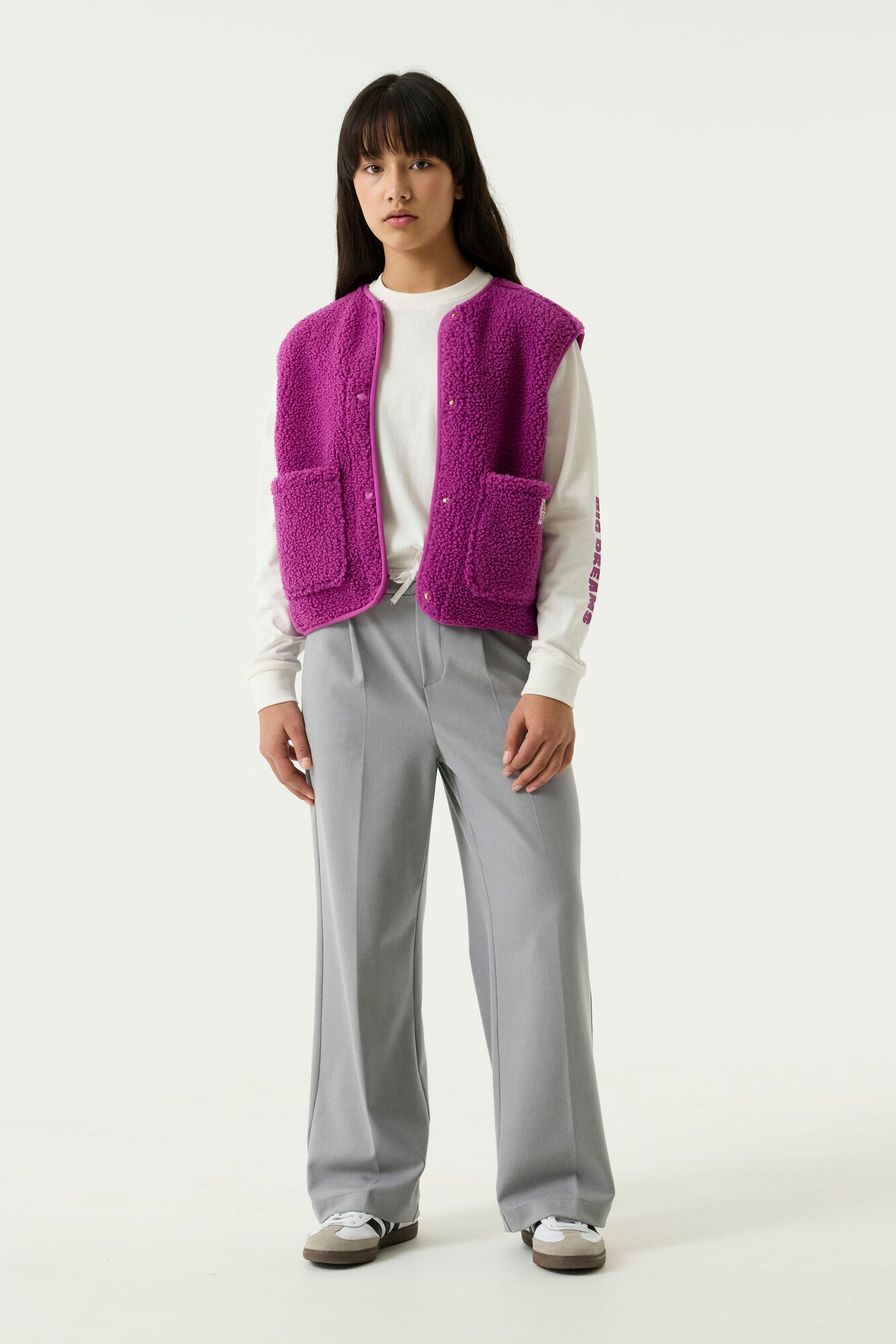 Garcia Mädchen Hosen, Jeans & Leggings Soft Grey Mel