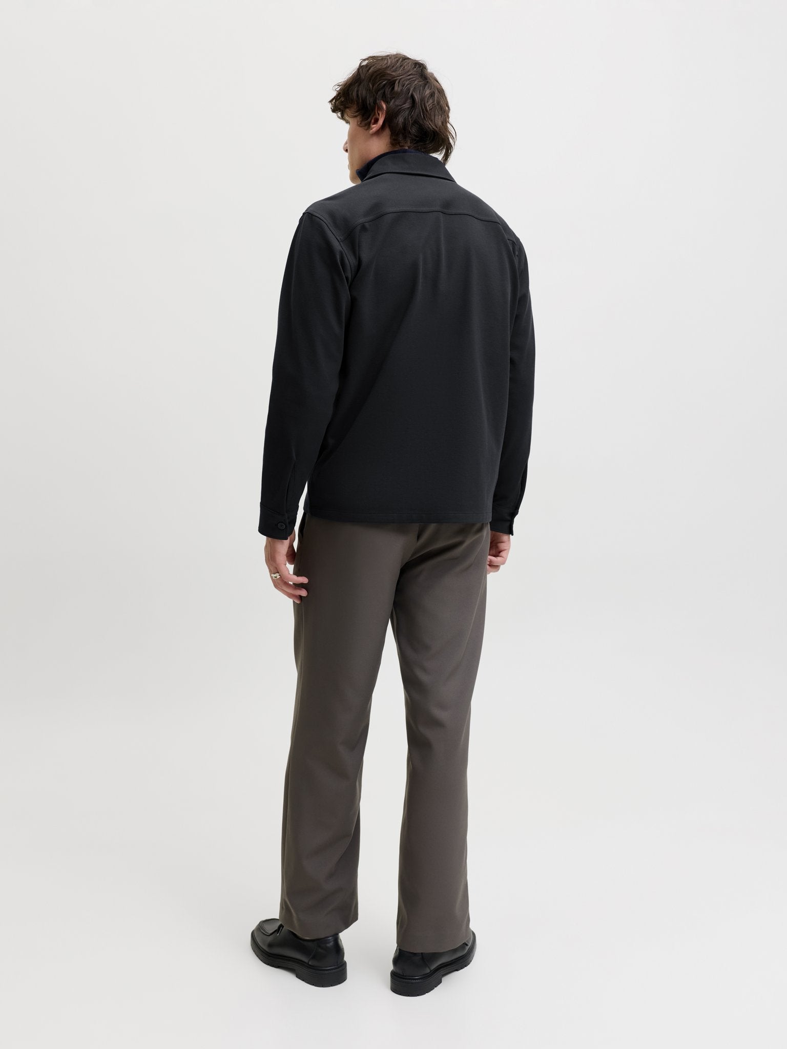 Jack & Jones Herren Hemden lang Dark Navy