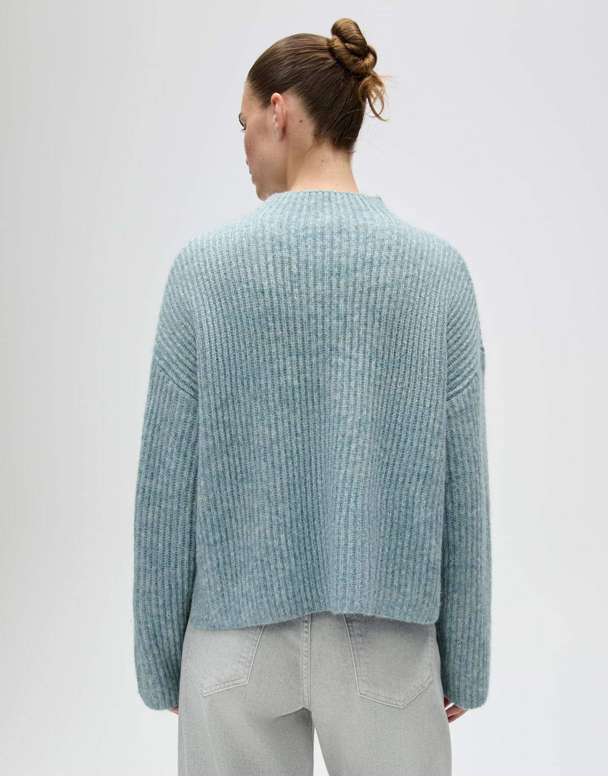 Opus Damen Pullover Dusty Aqua