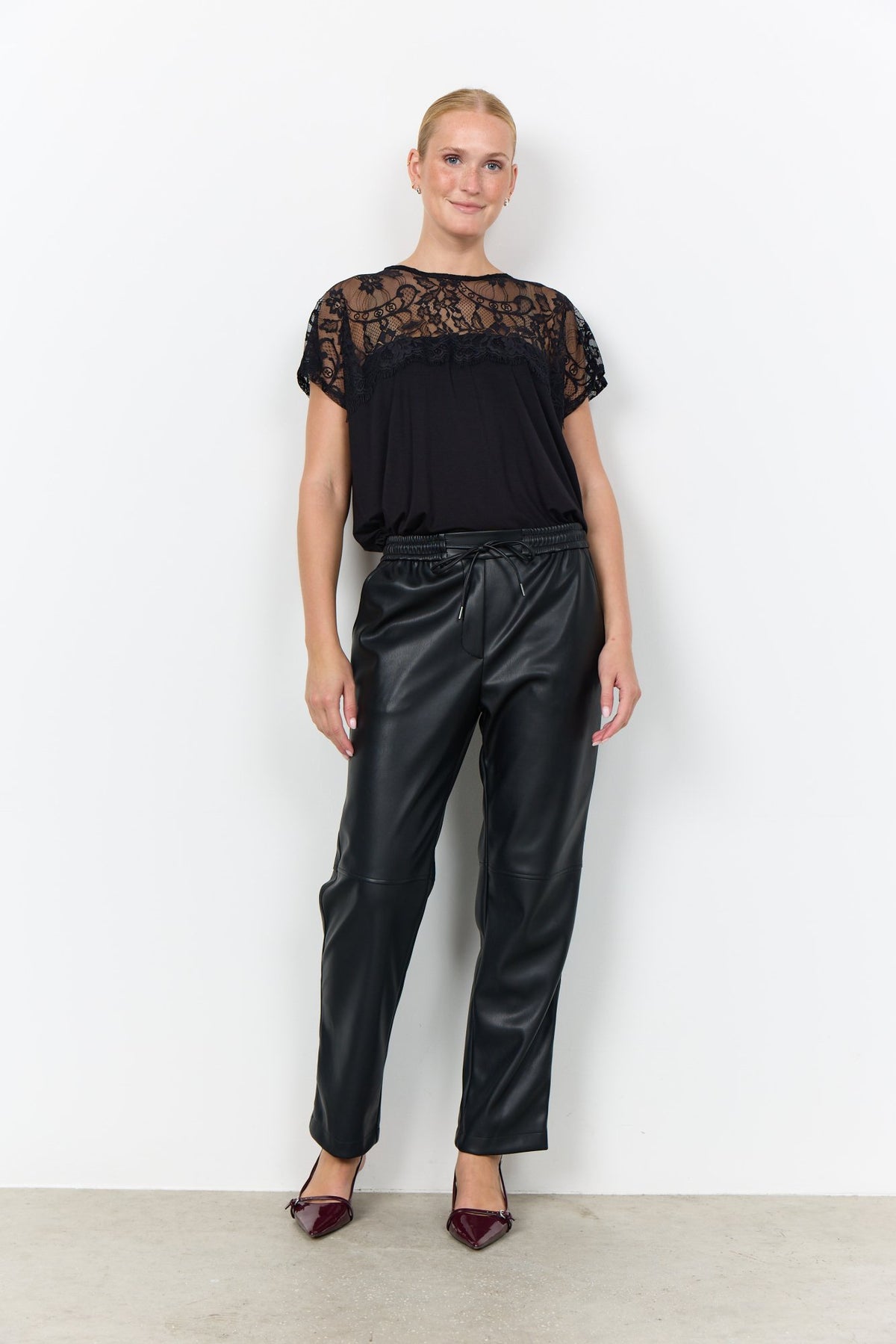 Soya Concept Damen Hosen Black
