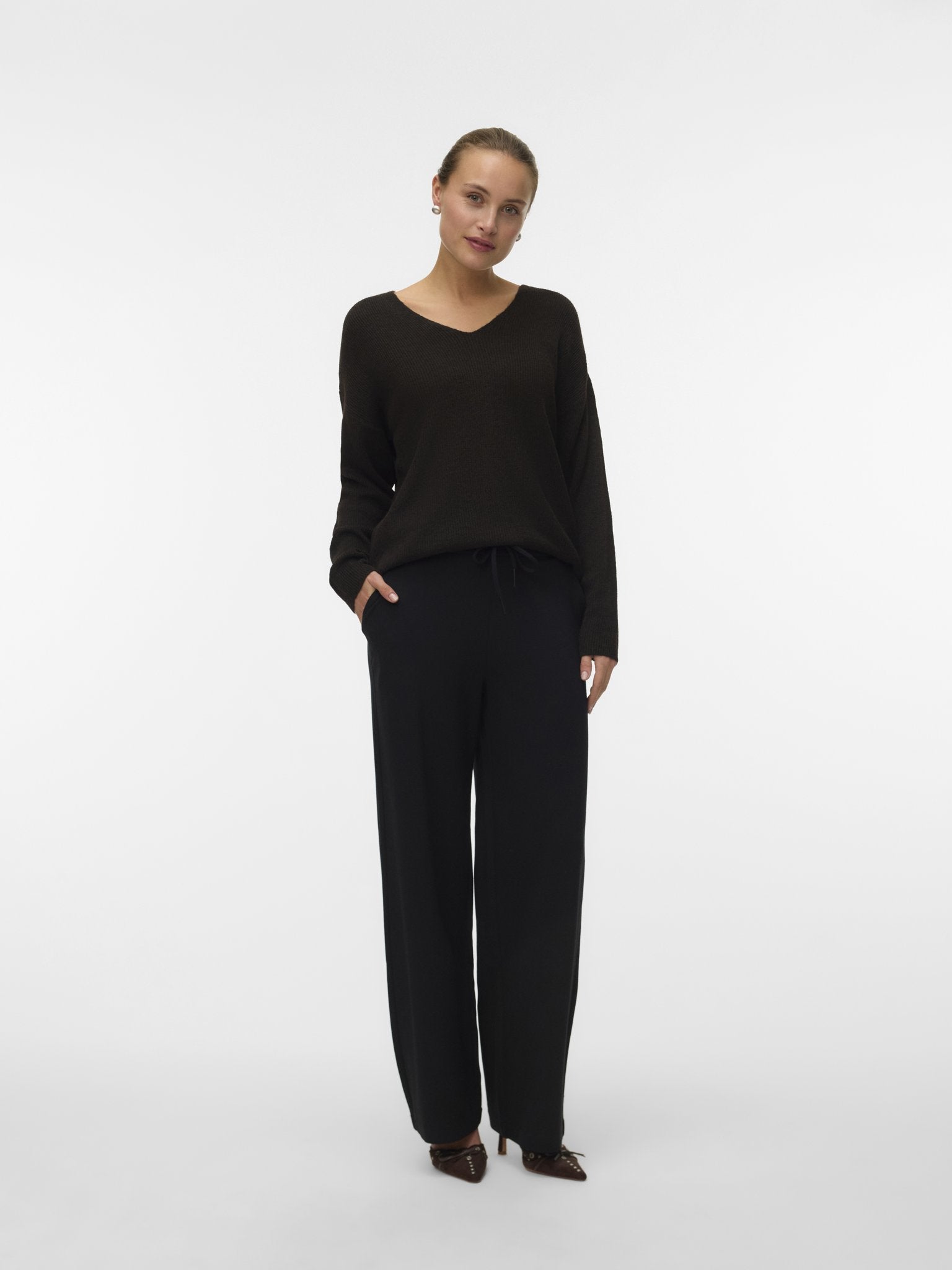 Vero Moda Damen Pullover Chocolate Torte