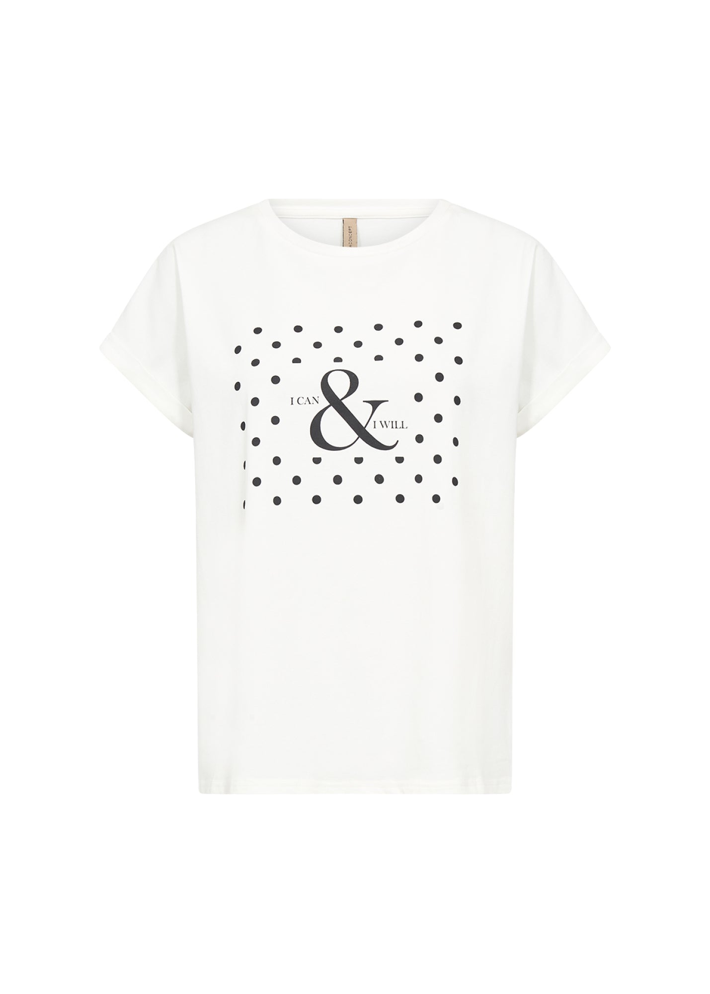 Soya Concept Damen T-Shirts Offwhite