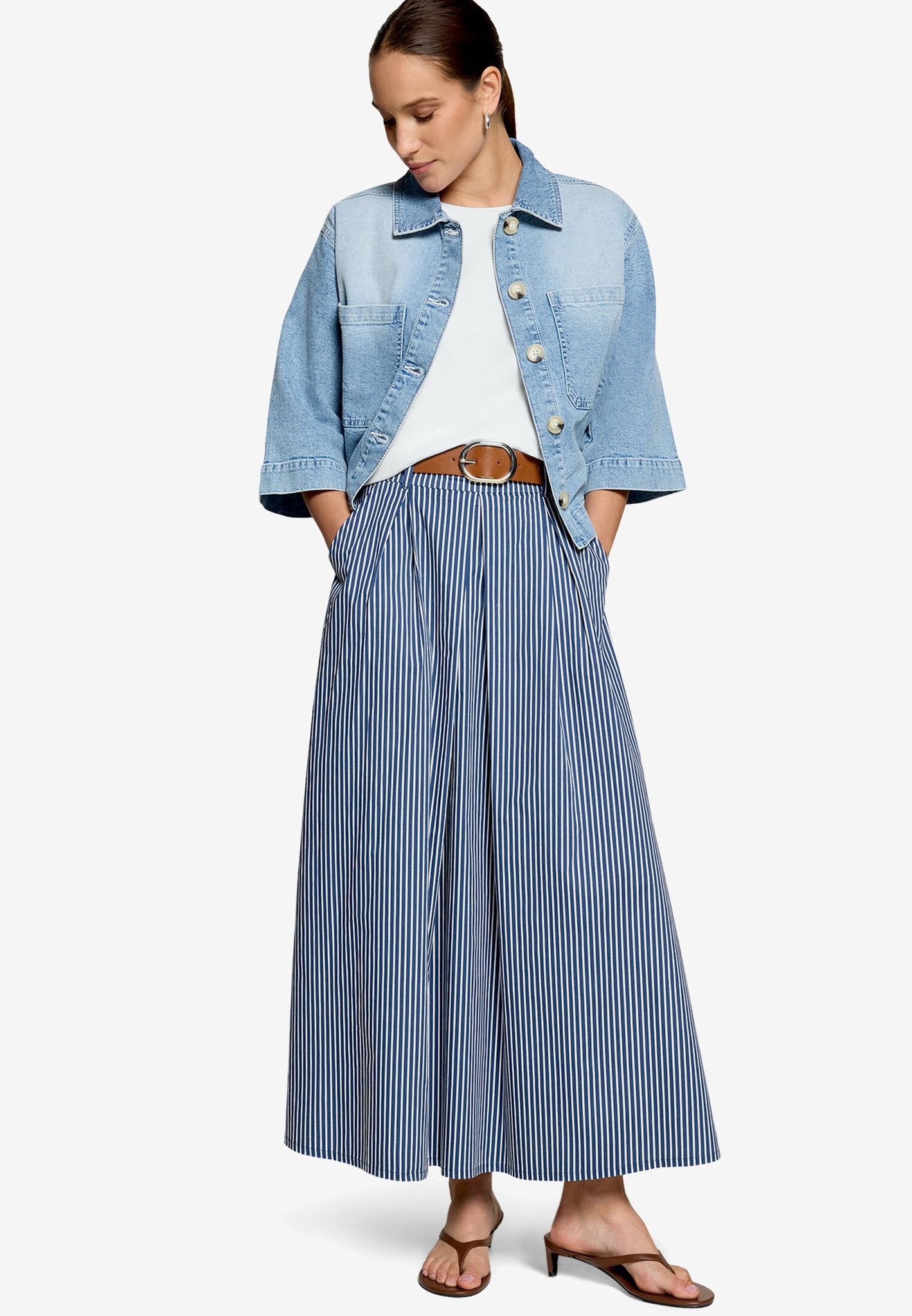 Zero Damen Rock Dark Blue/White