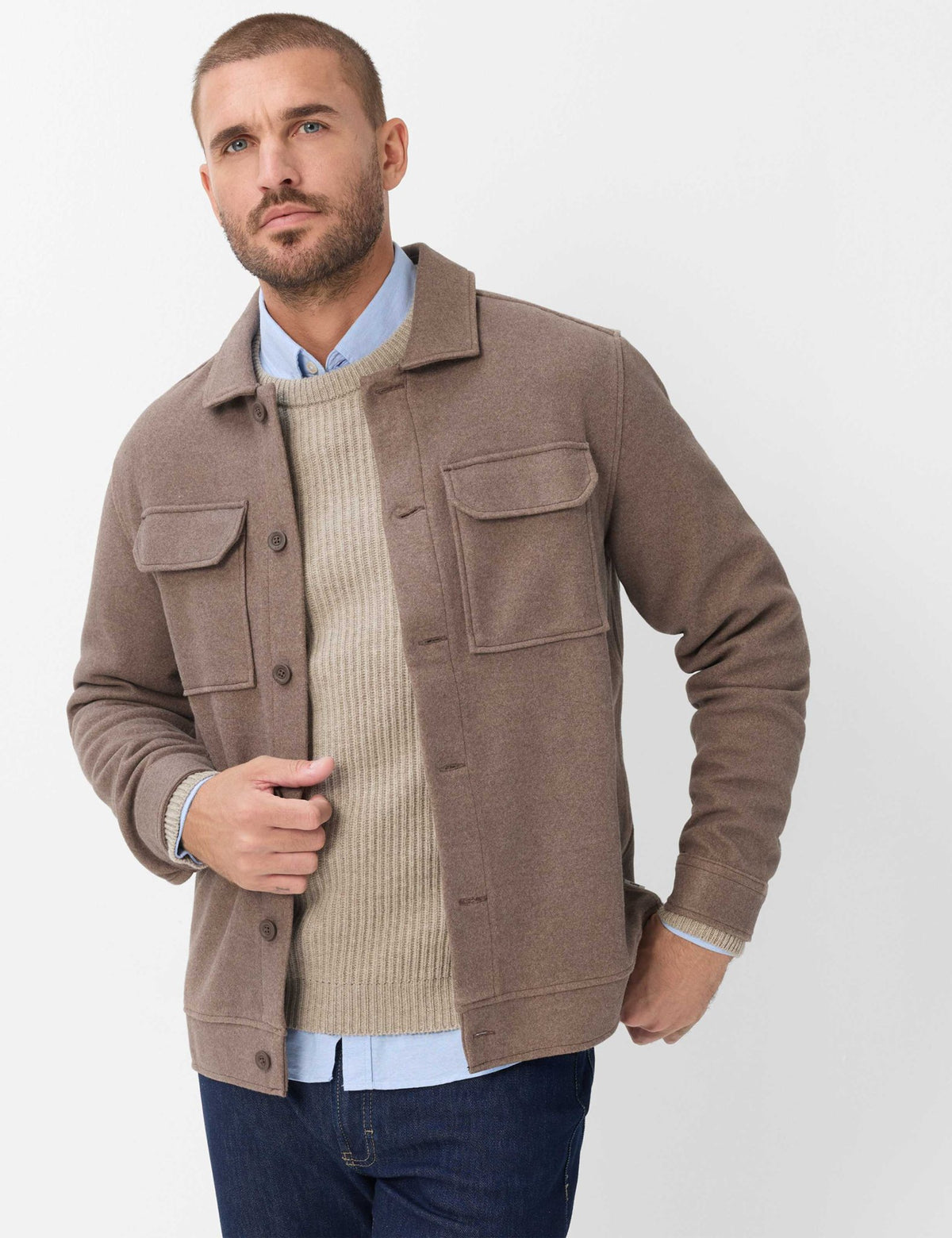 Brax Herren Sweatshirts  Chocolate