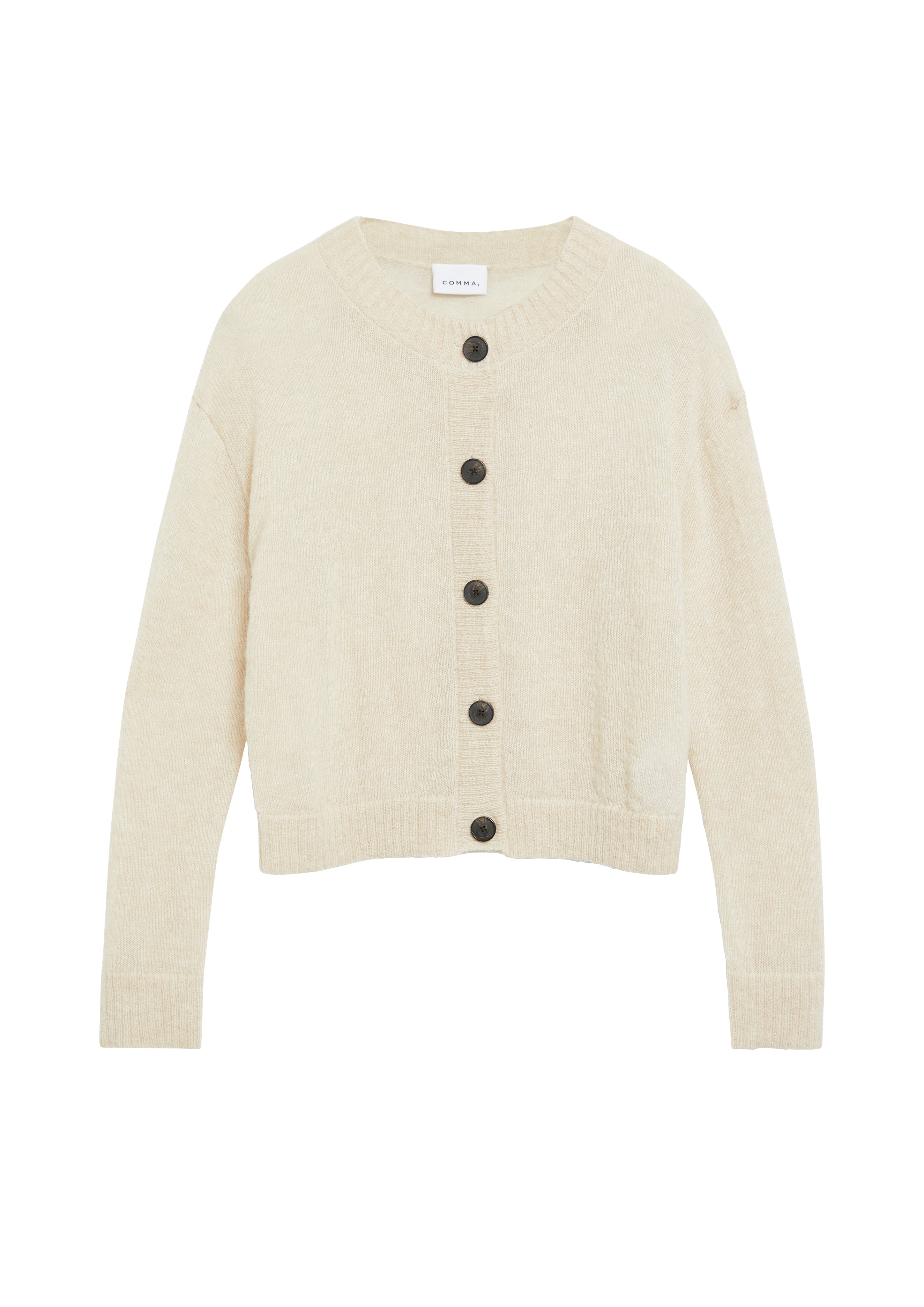 Comma Damen Strickjacken  Grey/Black