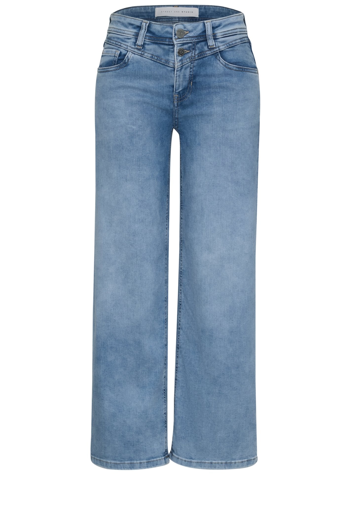Street One Studio Damen Hosen  Light Blu