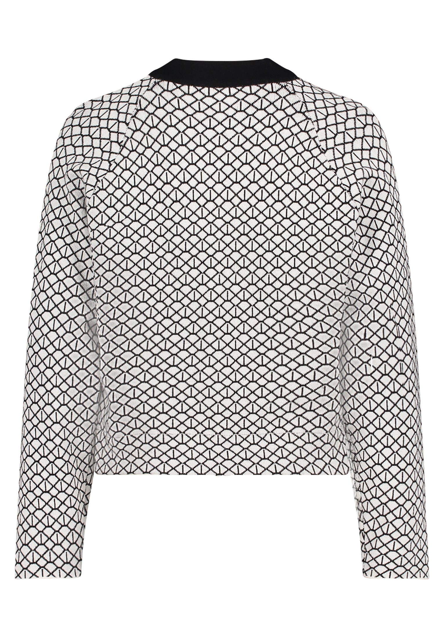 Betty & Co Damen Strickjacken Cream/Black