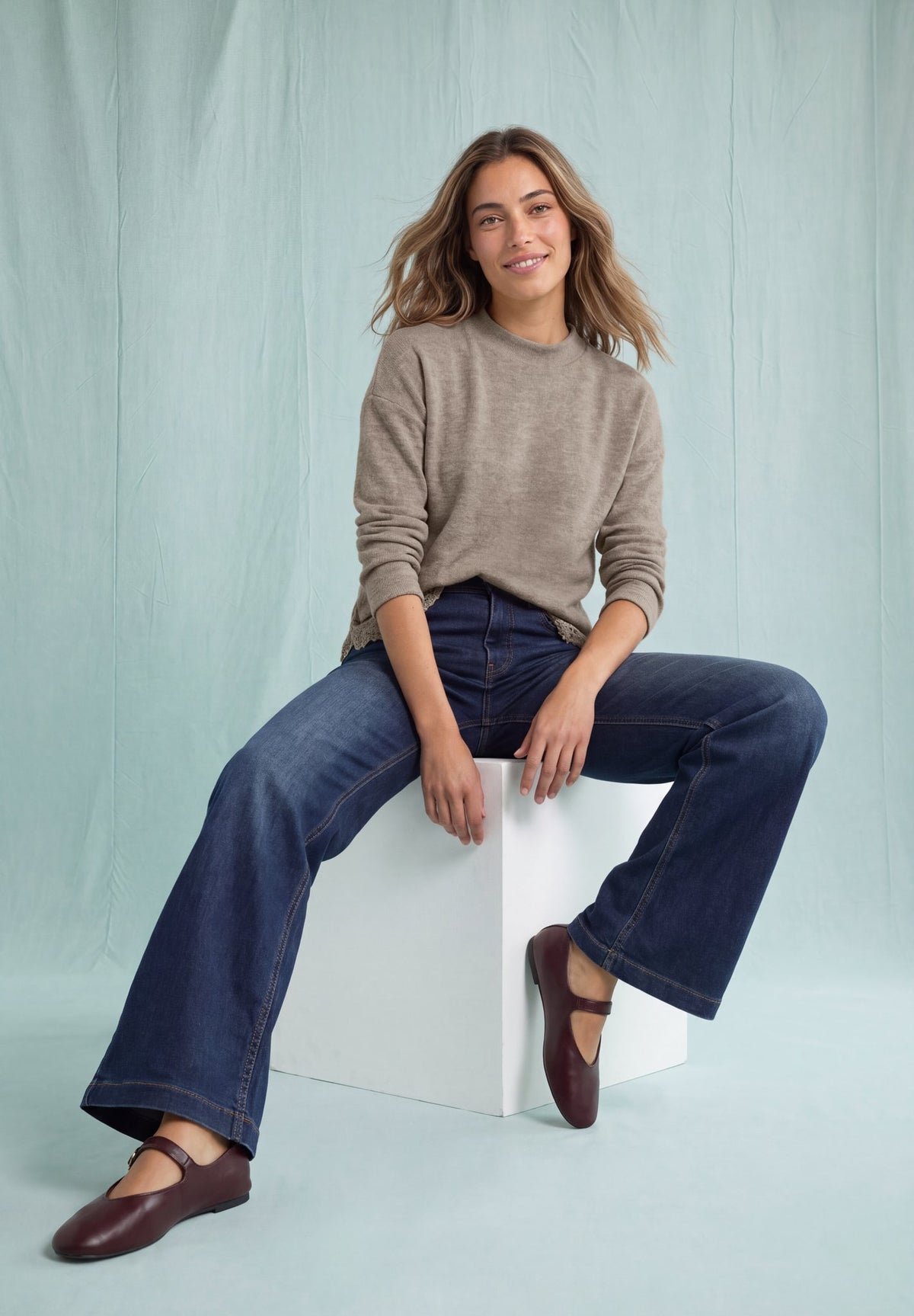 Street One Damen T-Shirts  Sanded Am
