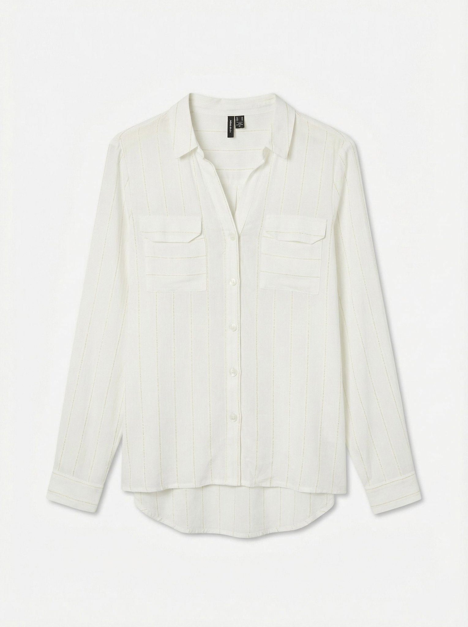 Vero Moda Damen Blusen Snow White/Gold