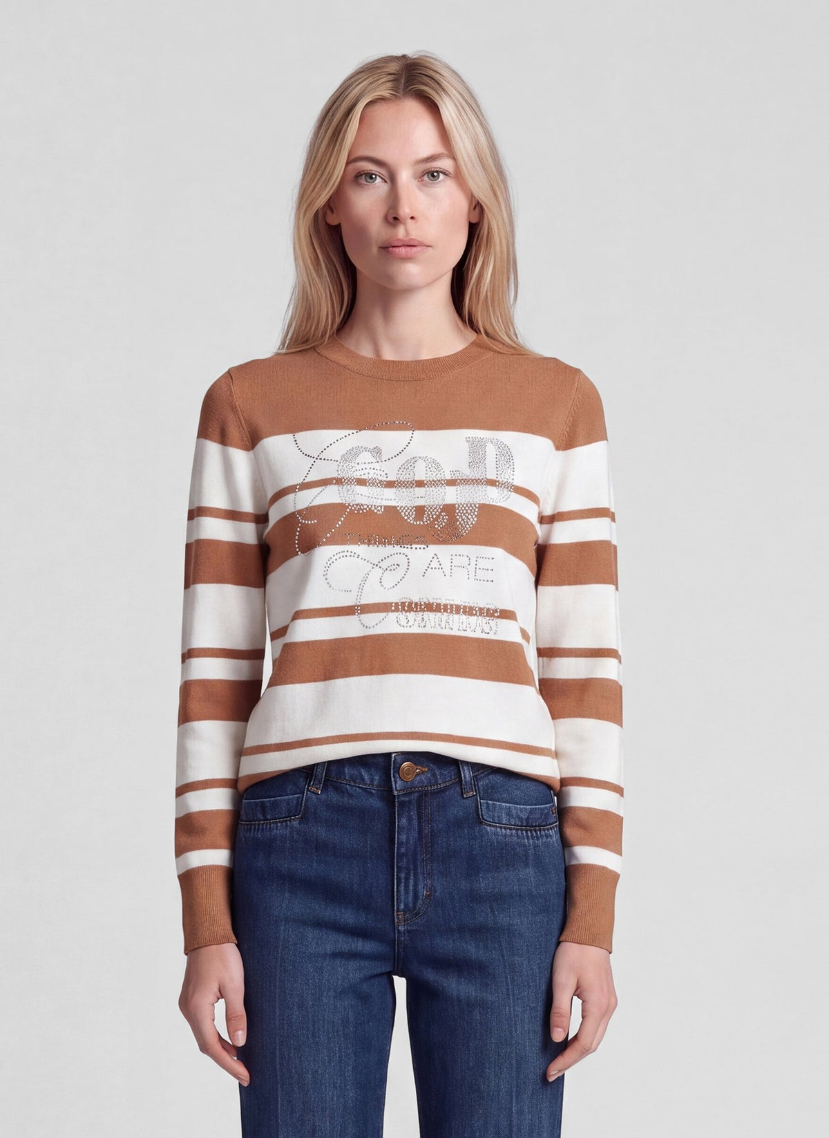 Rabe Damen Pullover Cognac