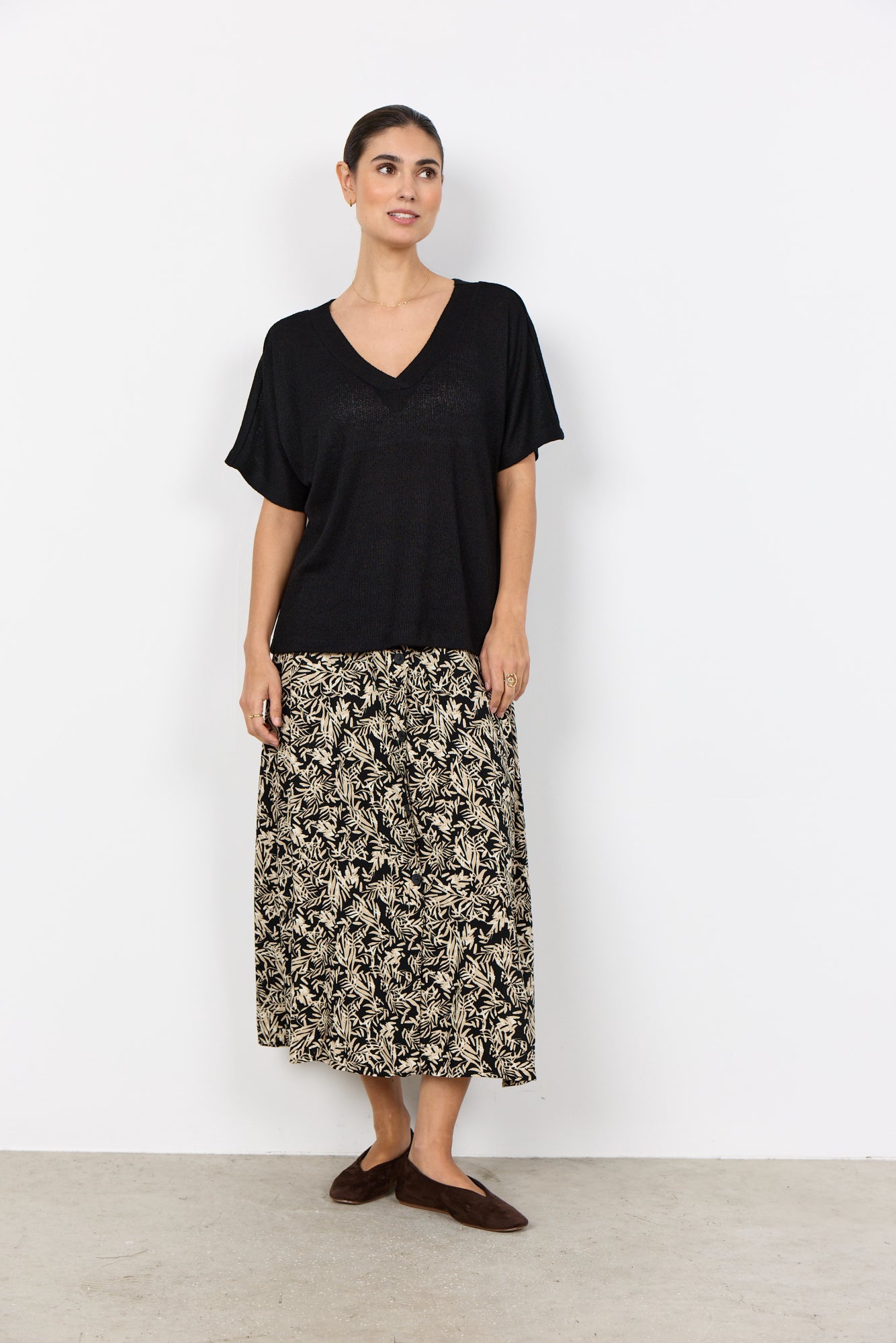 Soya Concept Damen T-Shirts Black