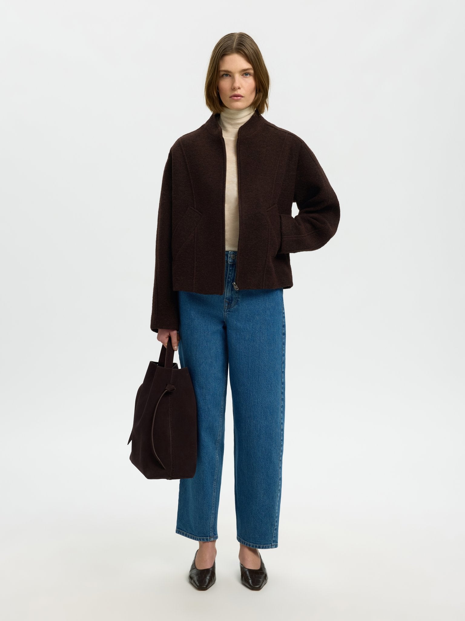 Selected Femme Damen Jacken Delicioso/Melan