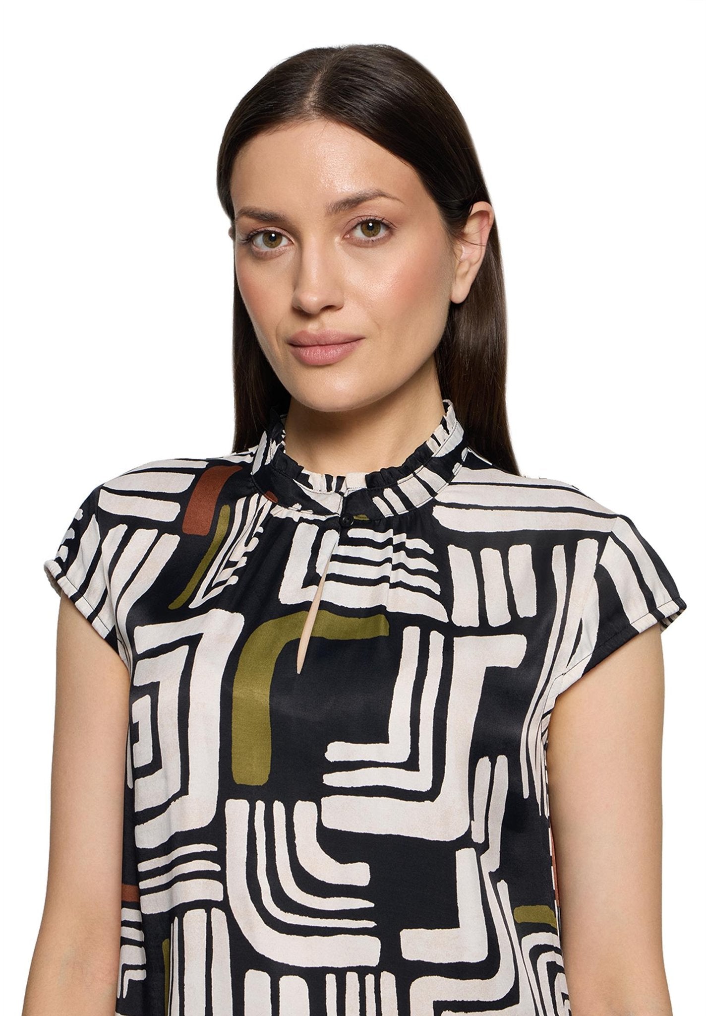 Betty & Co Damen Blusen Black/Cream