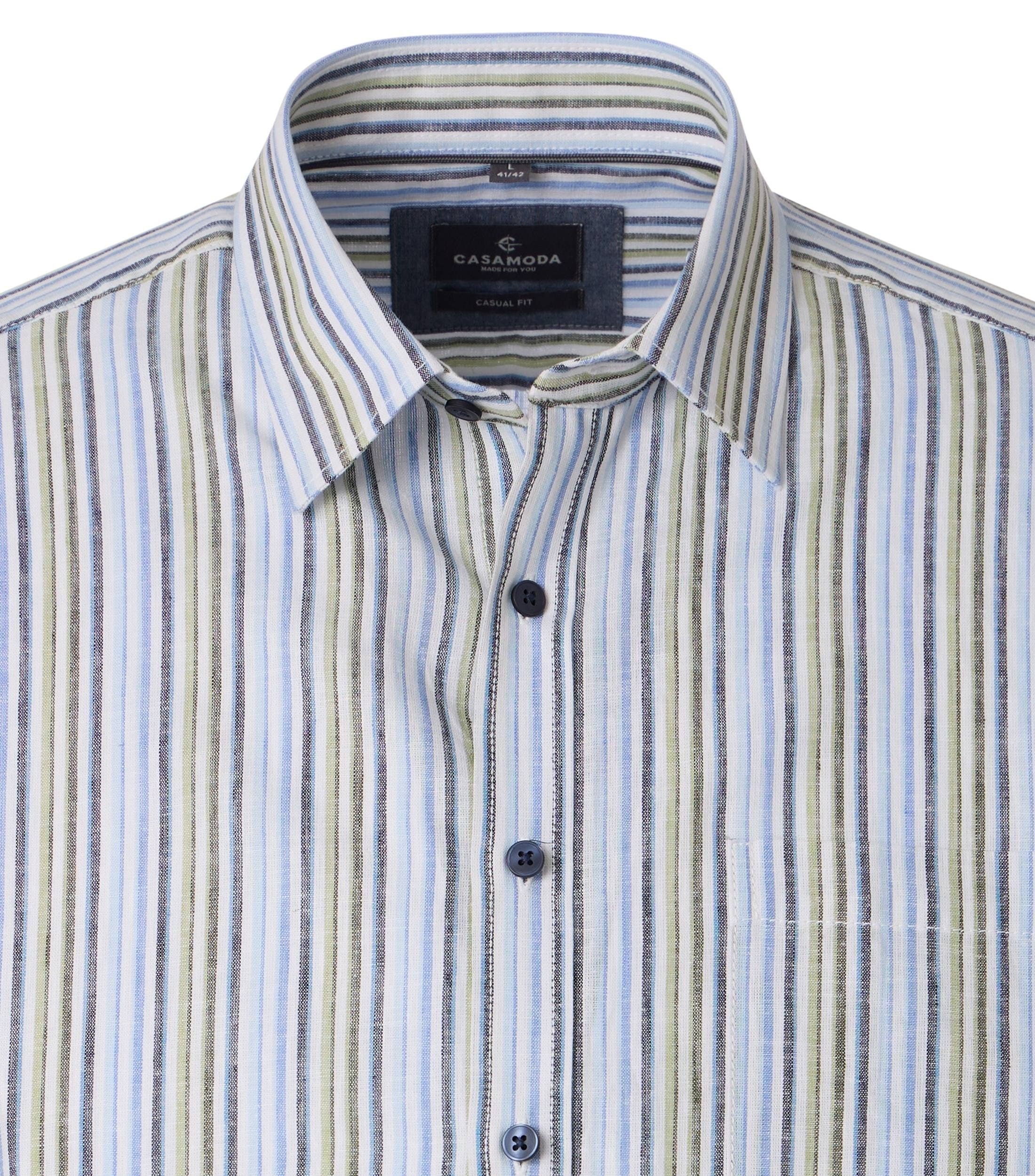 Casa Moda Herren Hemden kurz  Blau