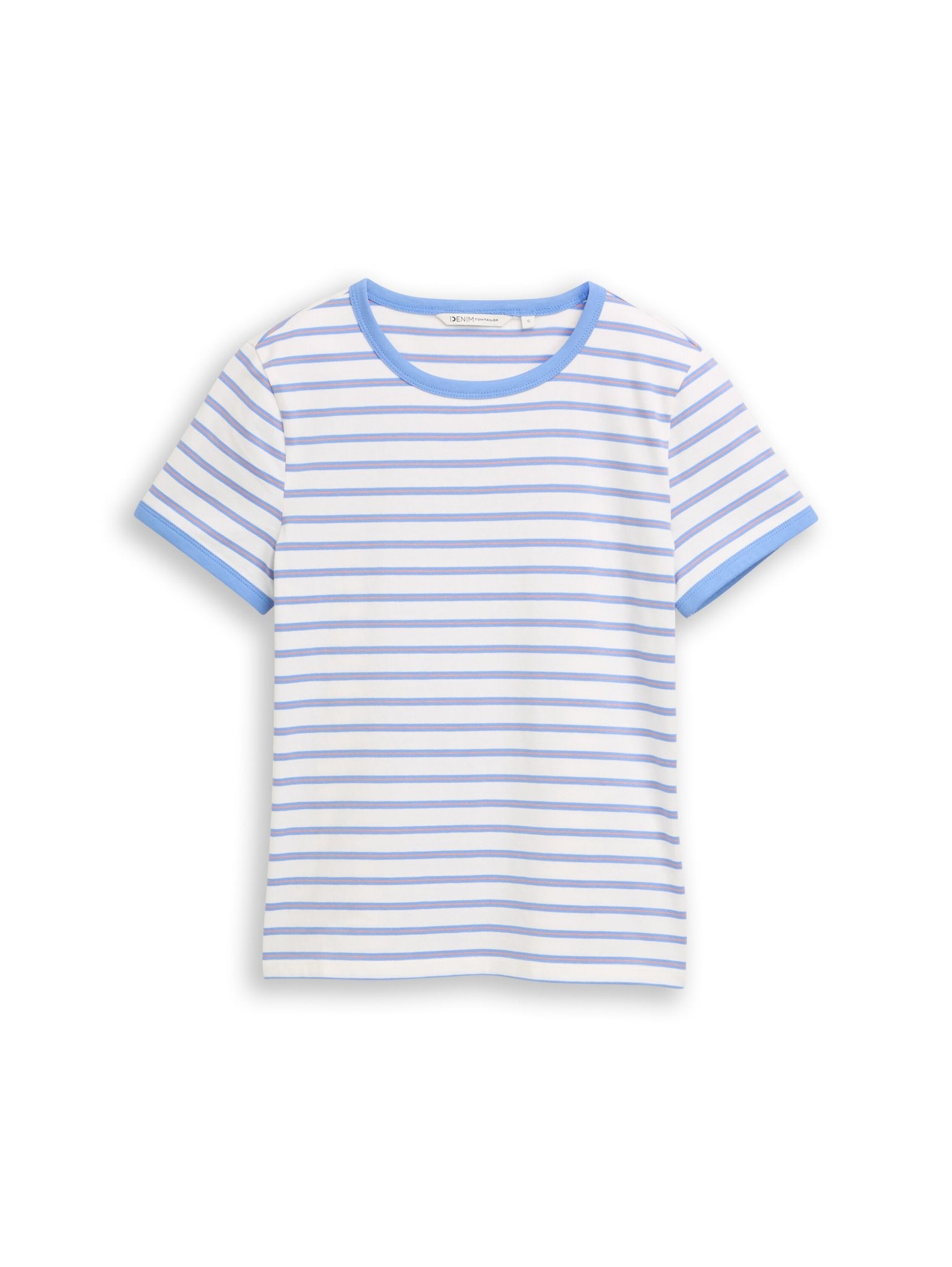 Tom Tailor denim Damen T-Shirts White Blue Cora