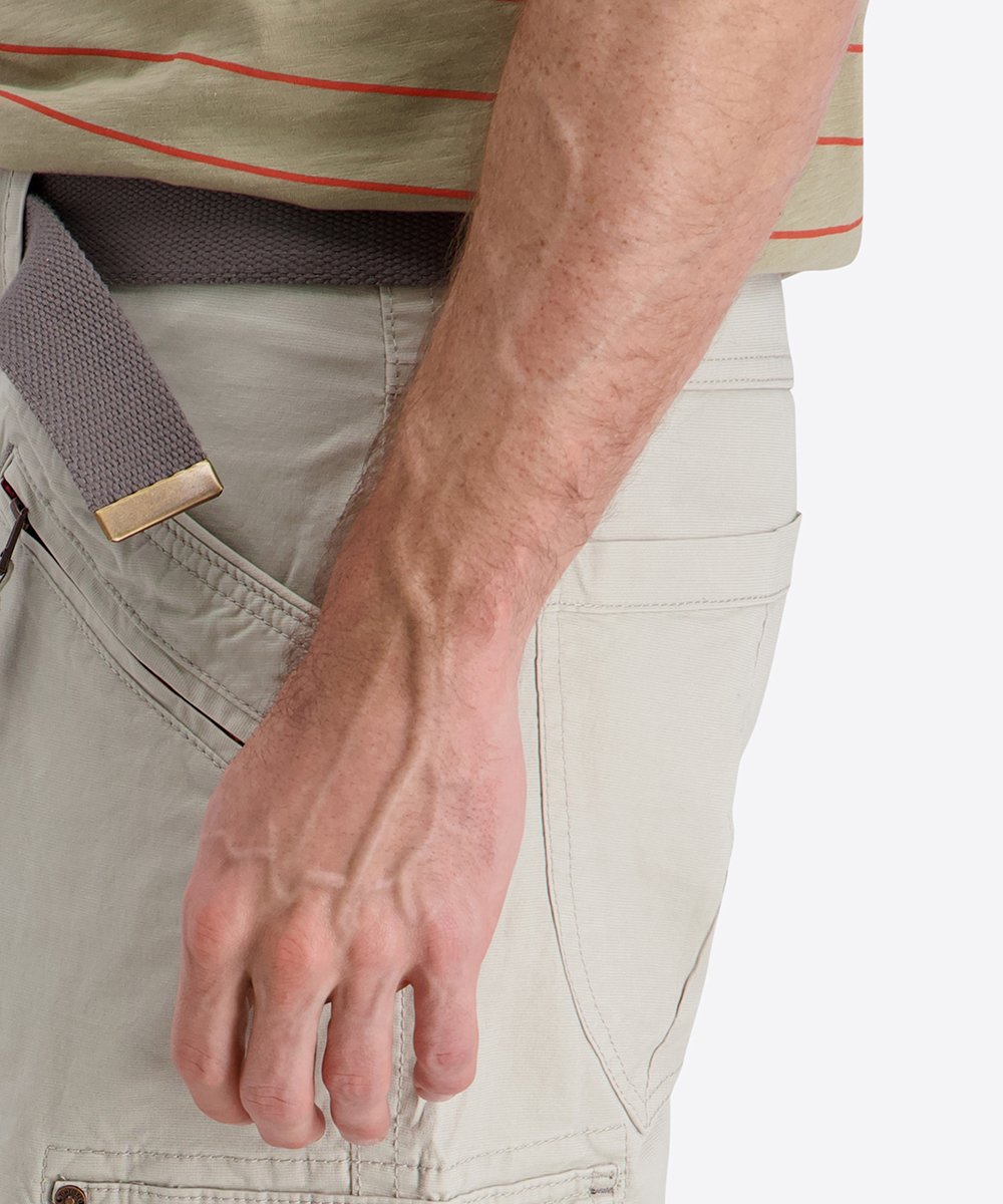 Timezone Herren Shorts  Light Gre