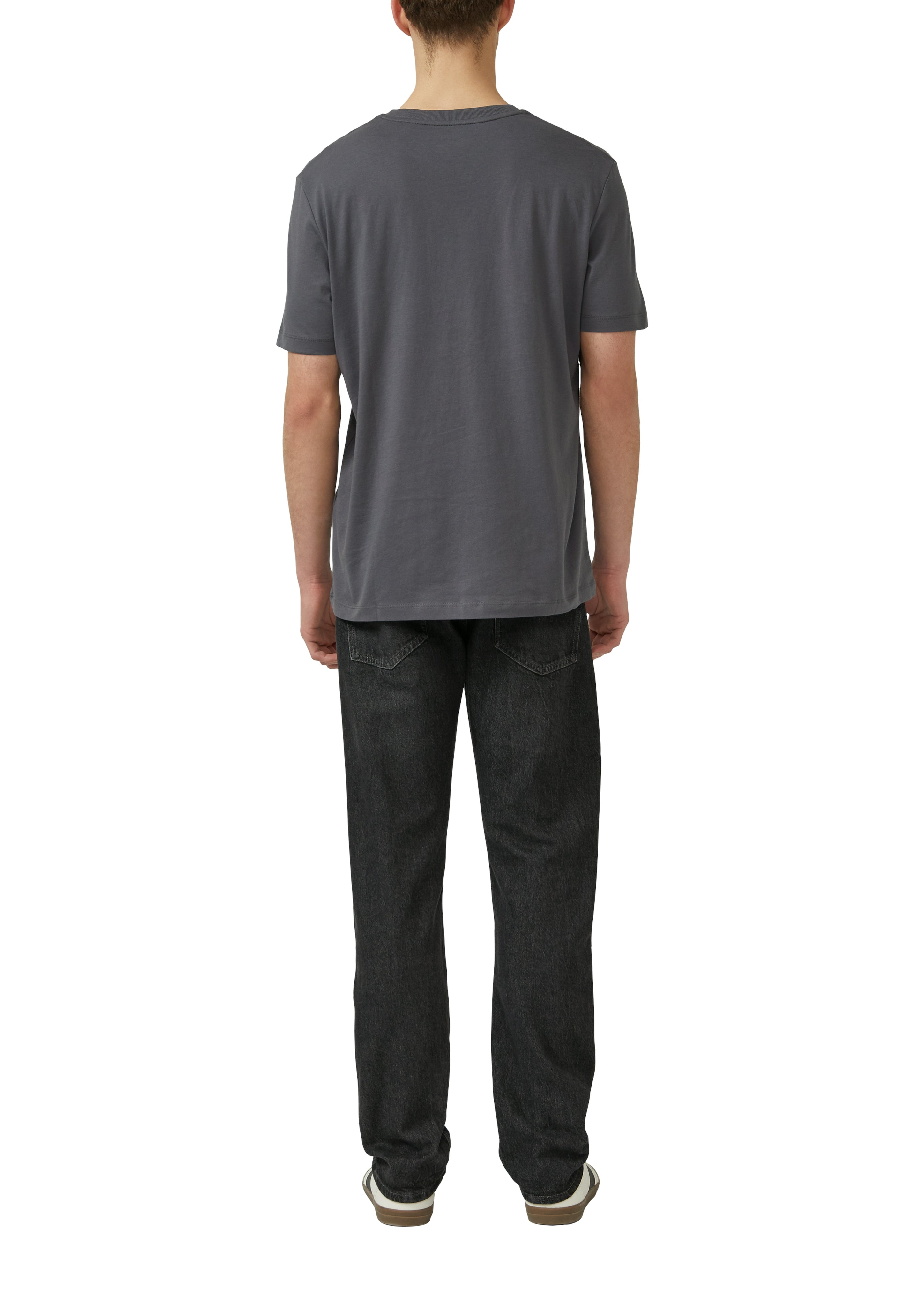 S. Oliver red Herren T-Shirts kurz Grey/Black