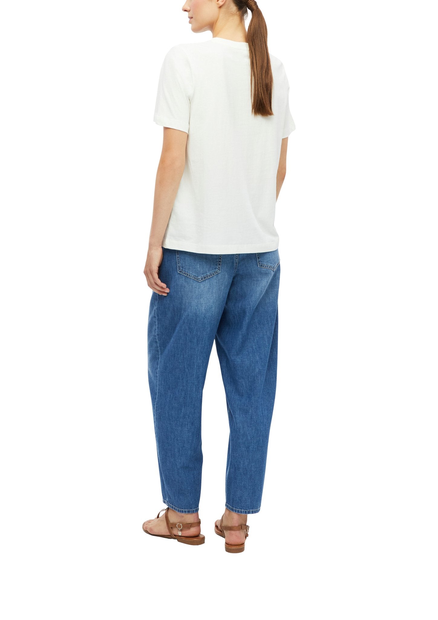 S. Oliver red Damen T-Shirts White