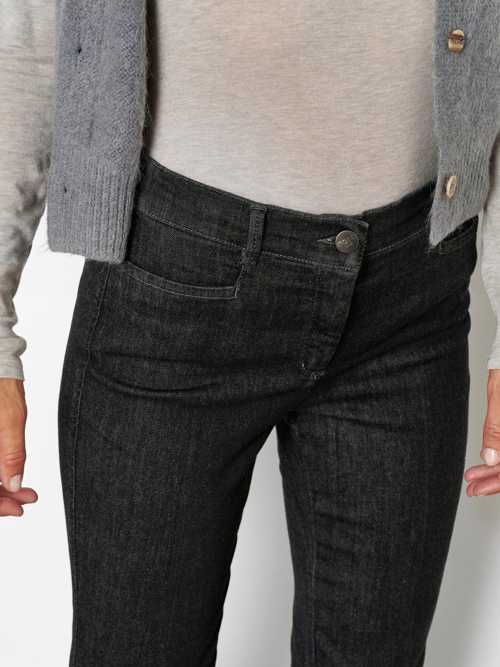 Toni Dress Damen Jeans Dark Grey