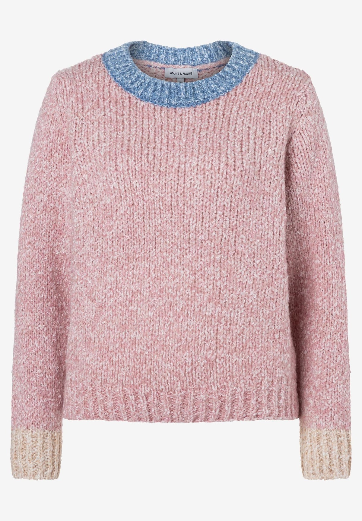 More & More Damen Pullover  Milky Rose