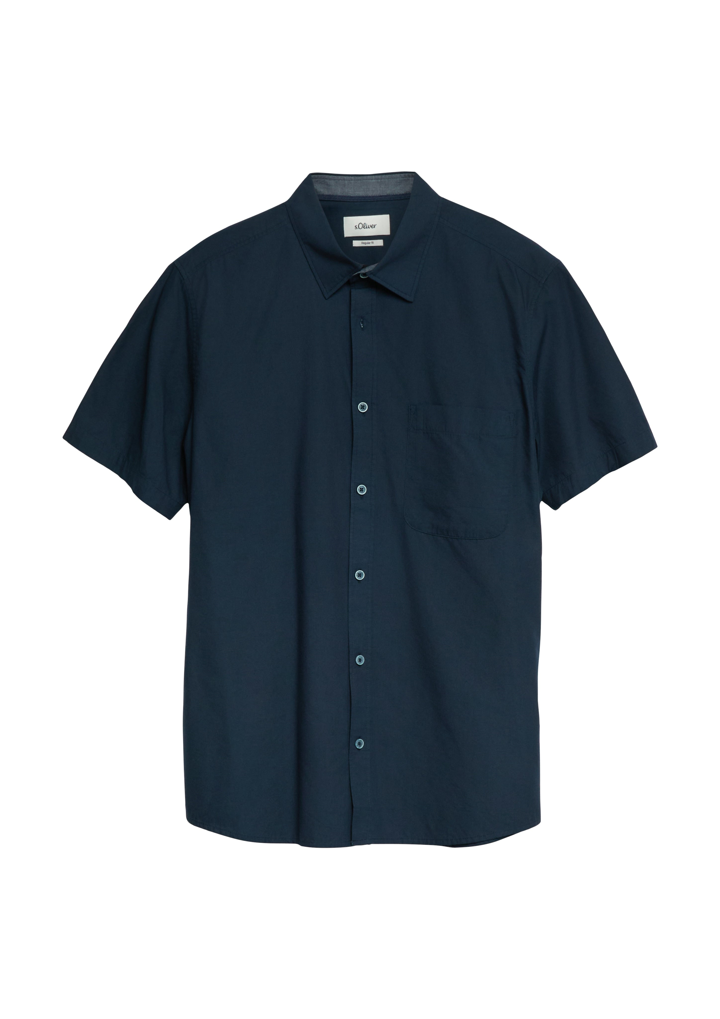 S. Oliver red Herren Hemden kurz Blue