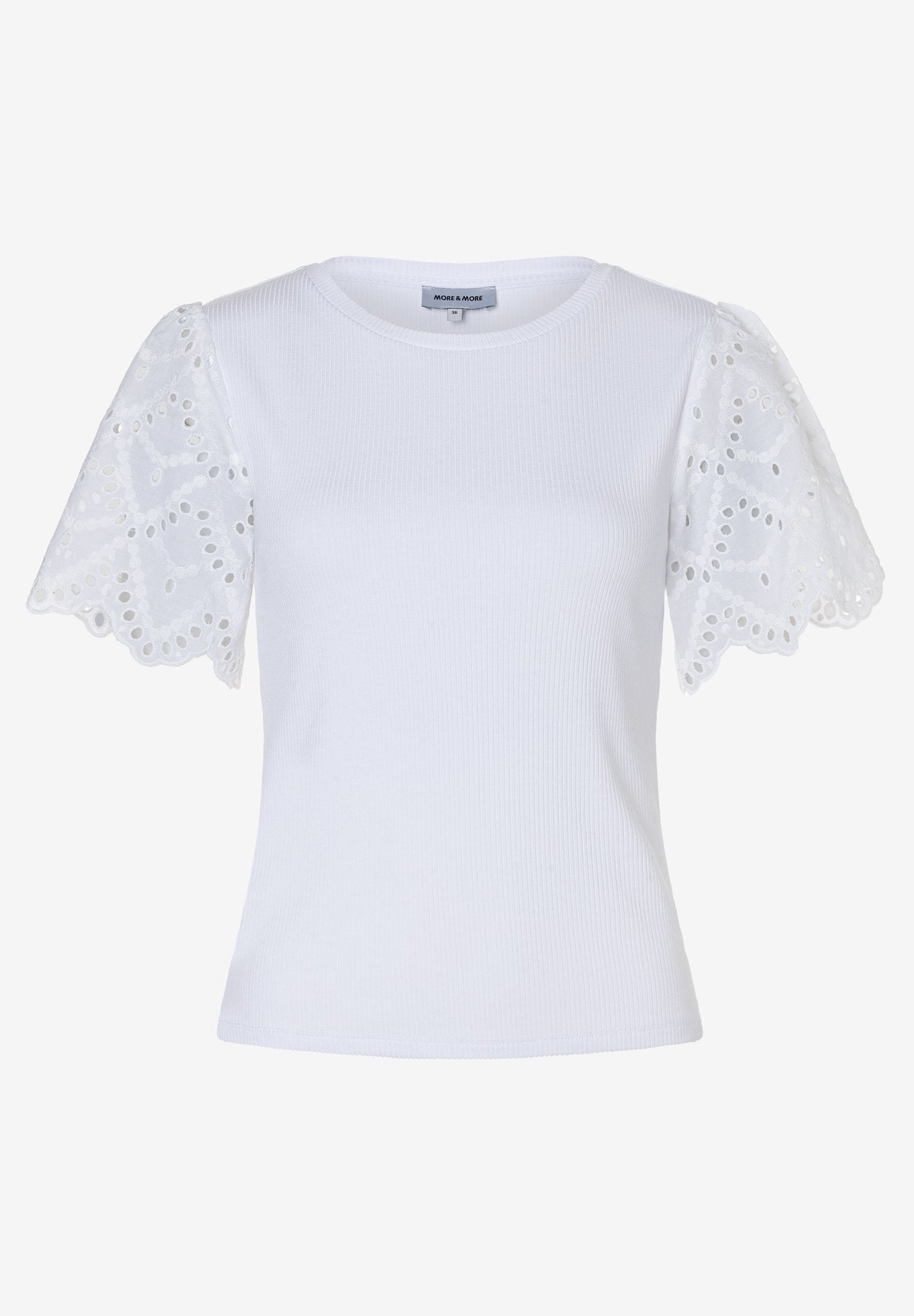 More & More Damen T-Shirts  White