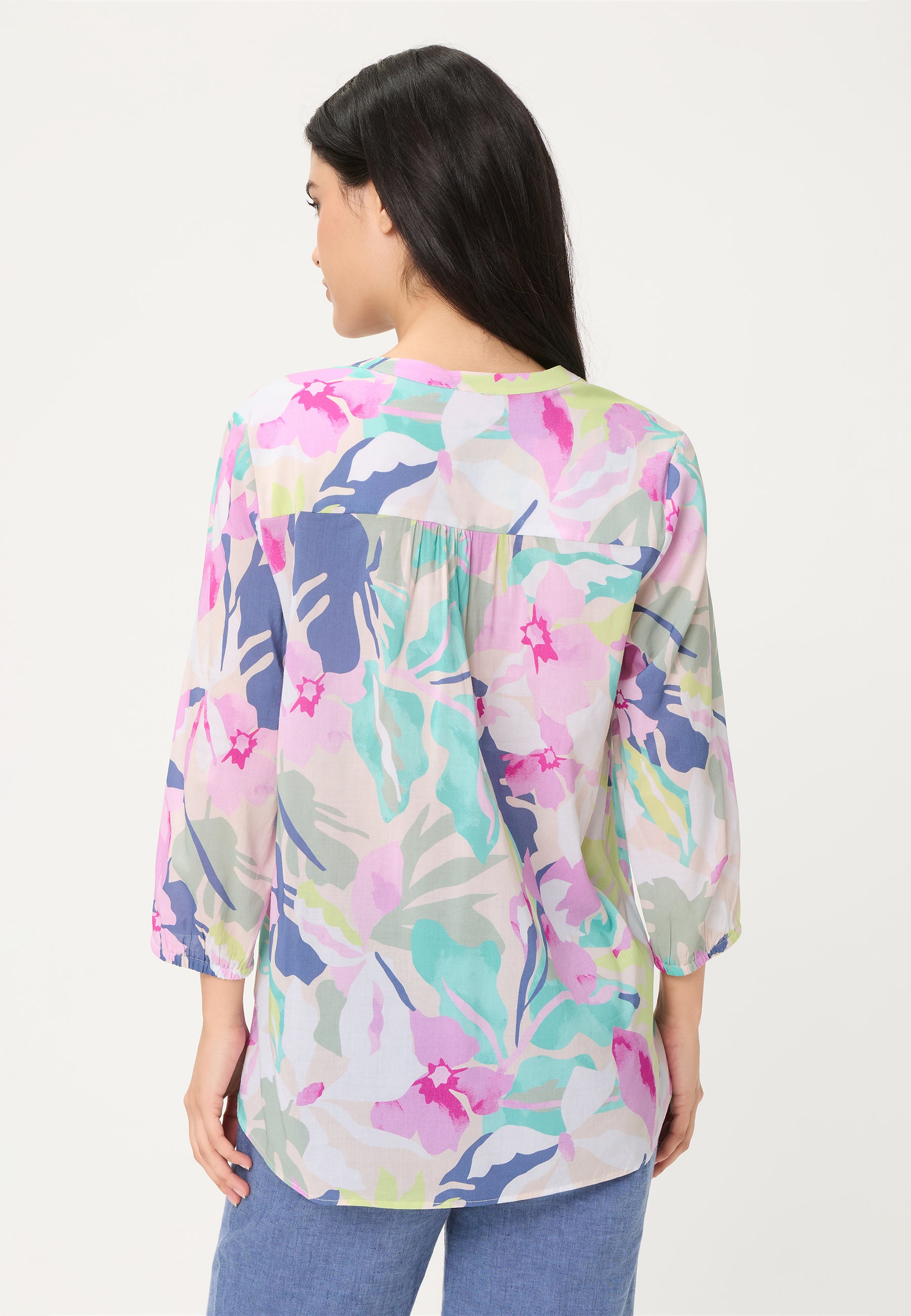 Olsen Damen Blusen  Pool Blue
