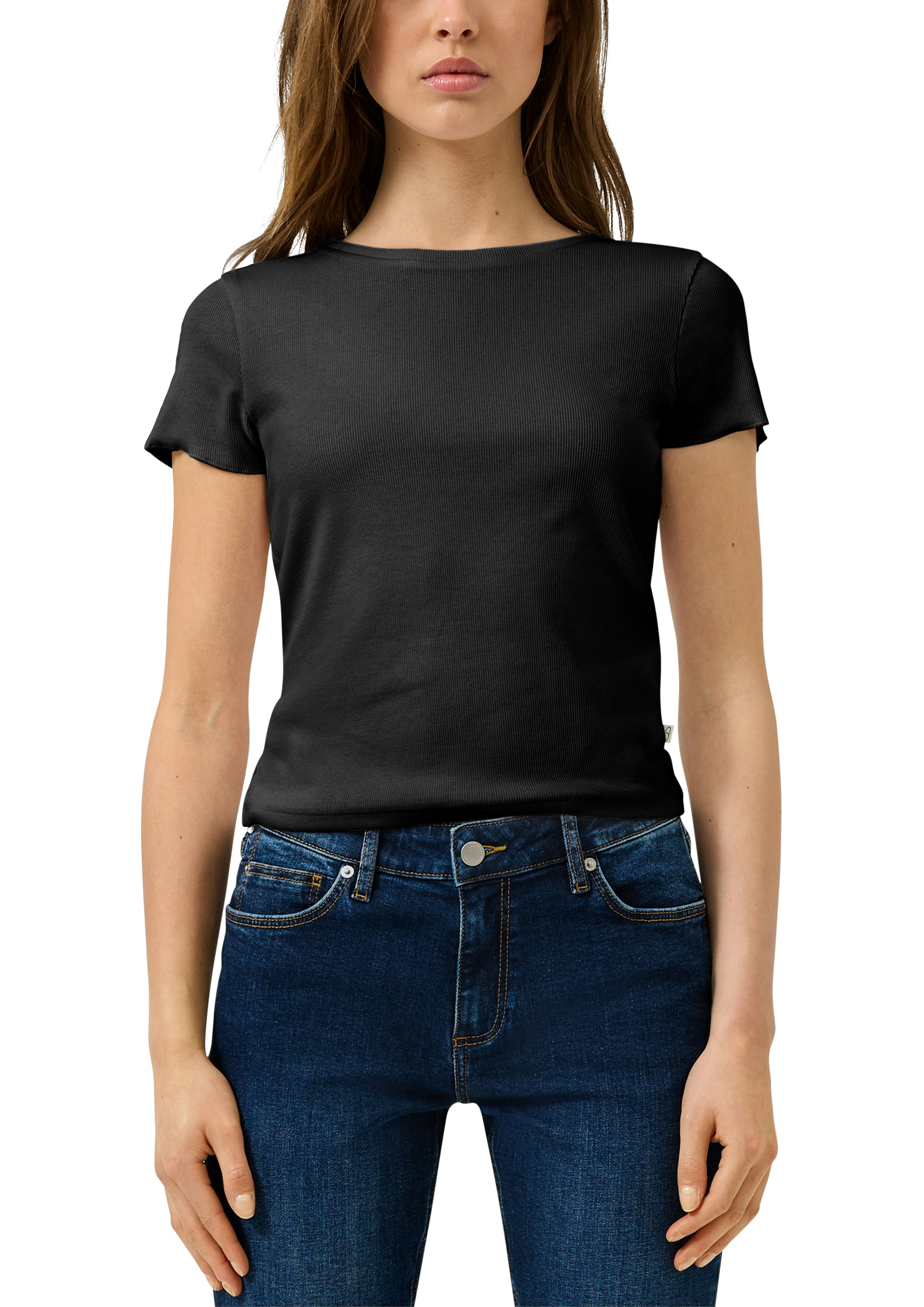 QS by S.Oliver Damen T-Shirts Grey/Black