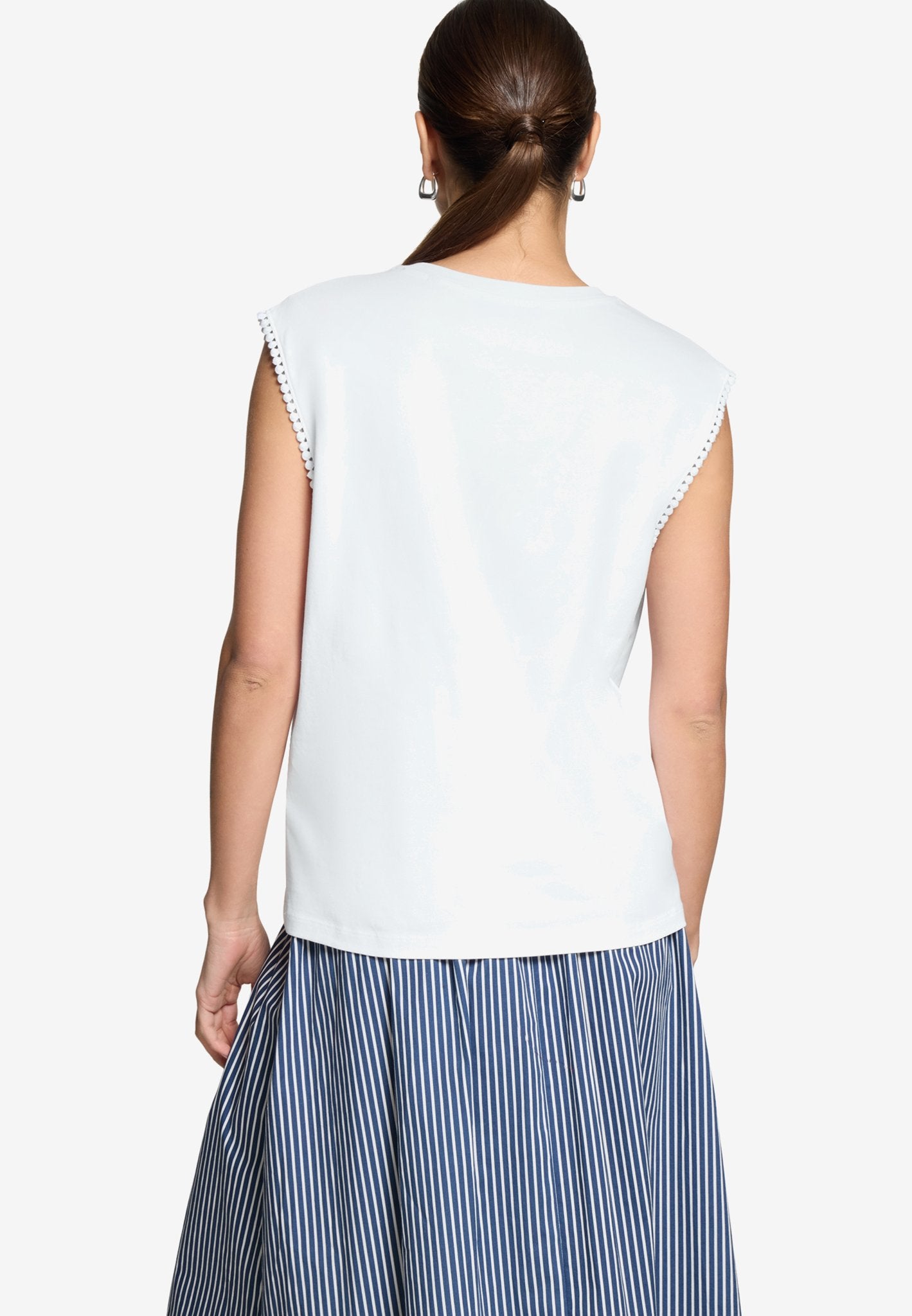 Zero Damen Tops Brilliant White