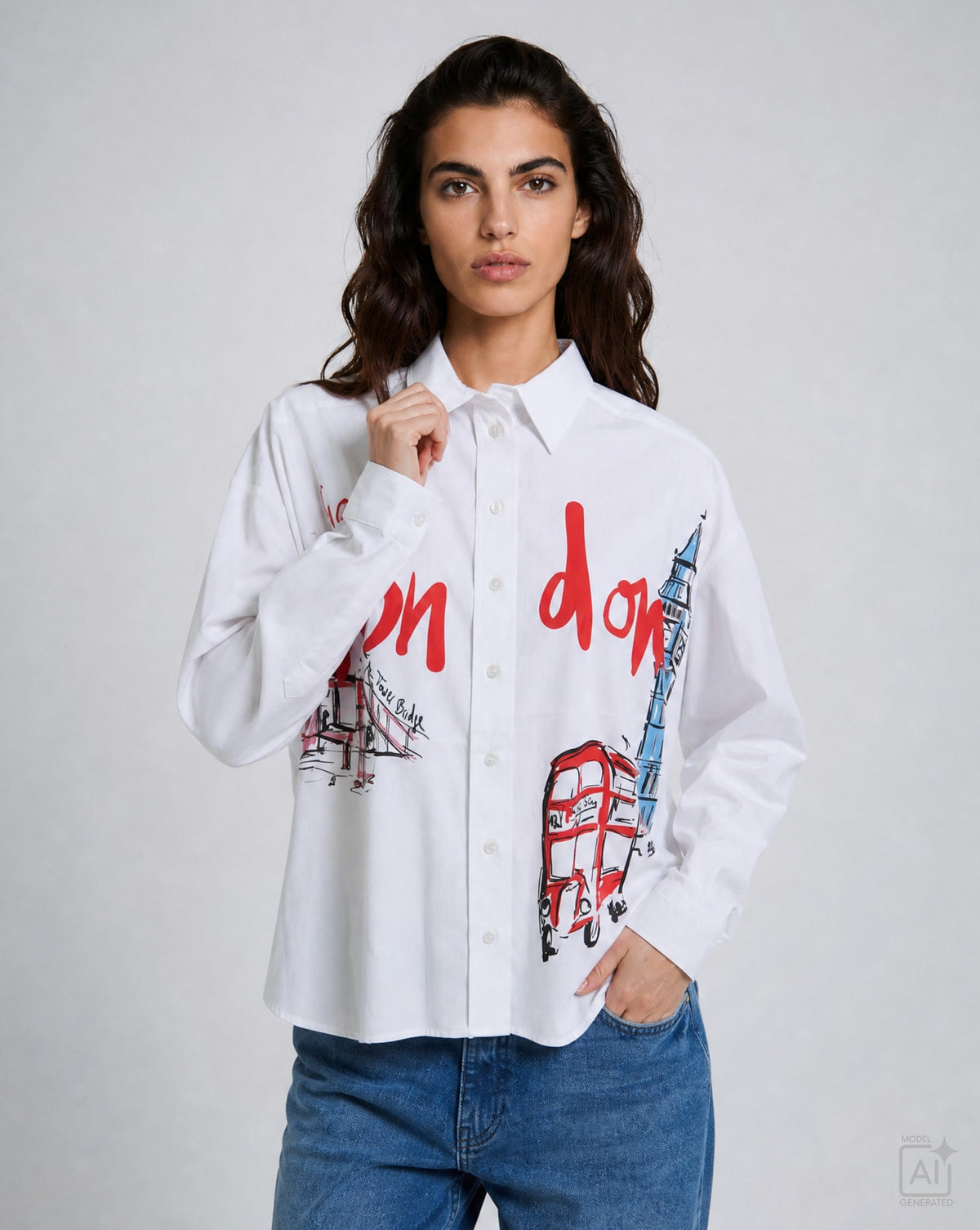 Milano Damen Blusen White