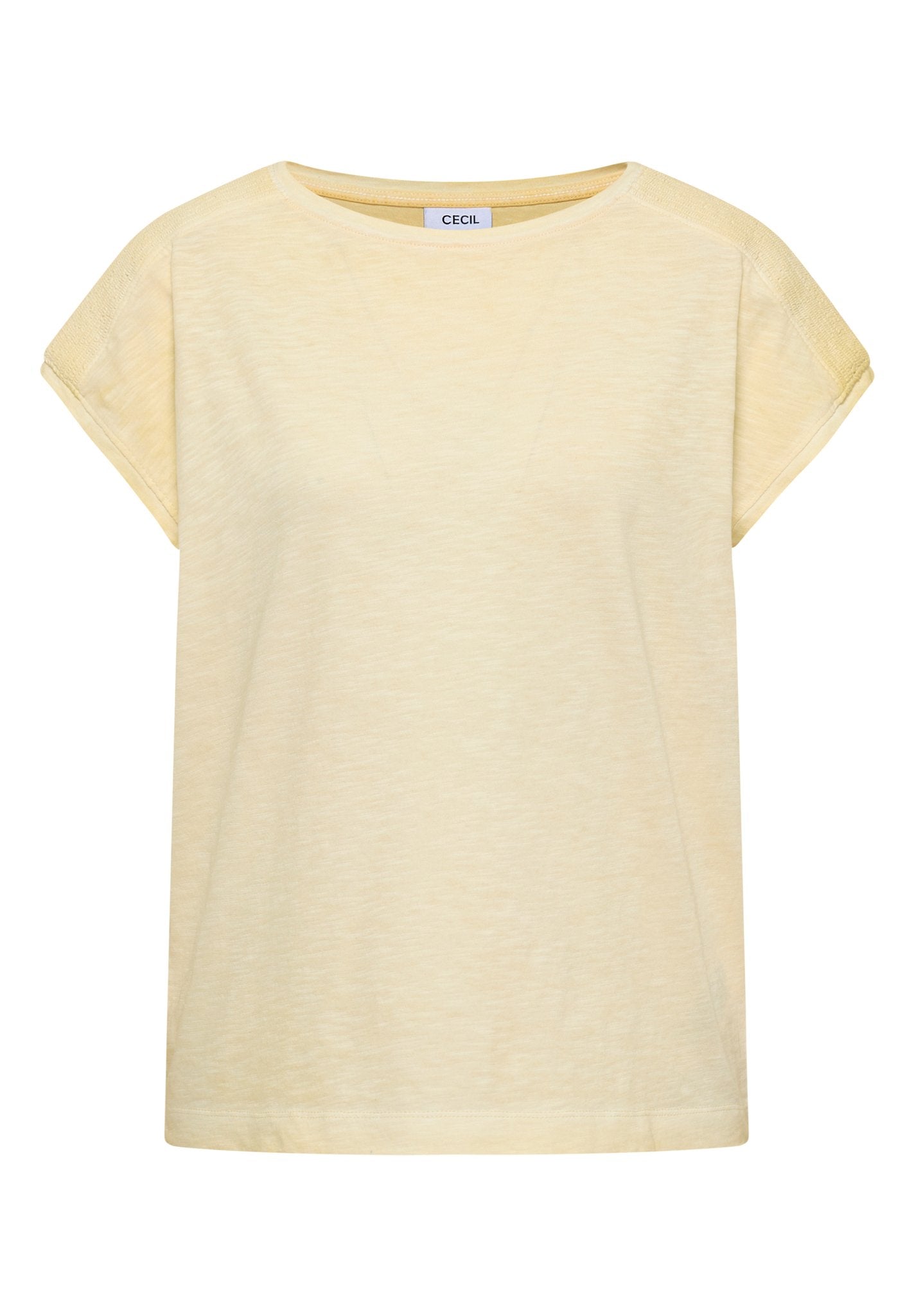 Cecil Damen T-Shirts Buttermil