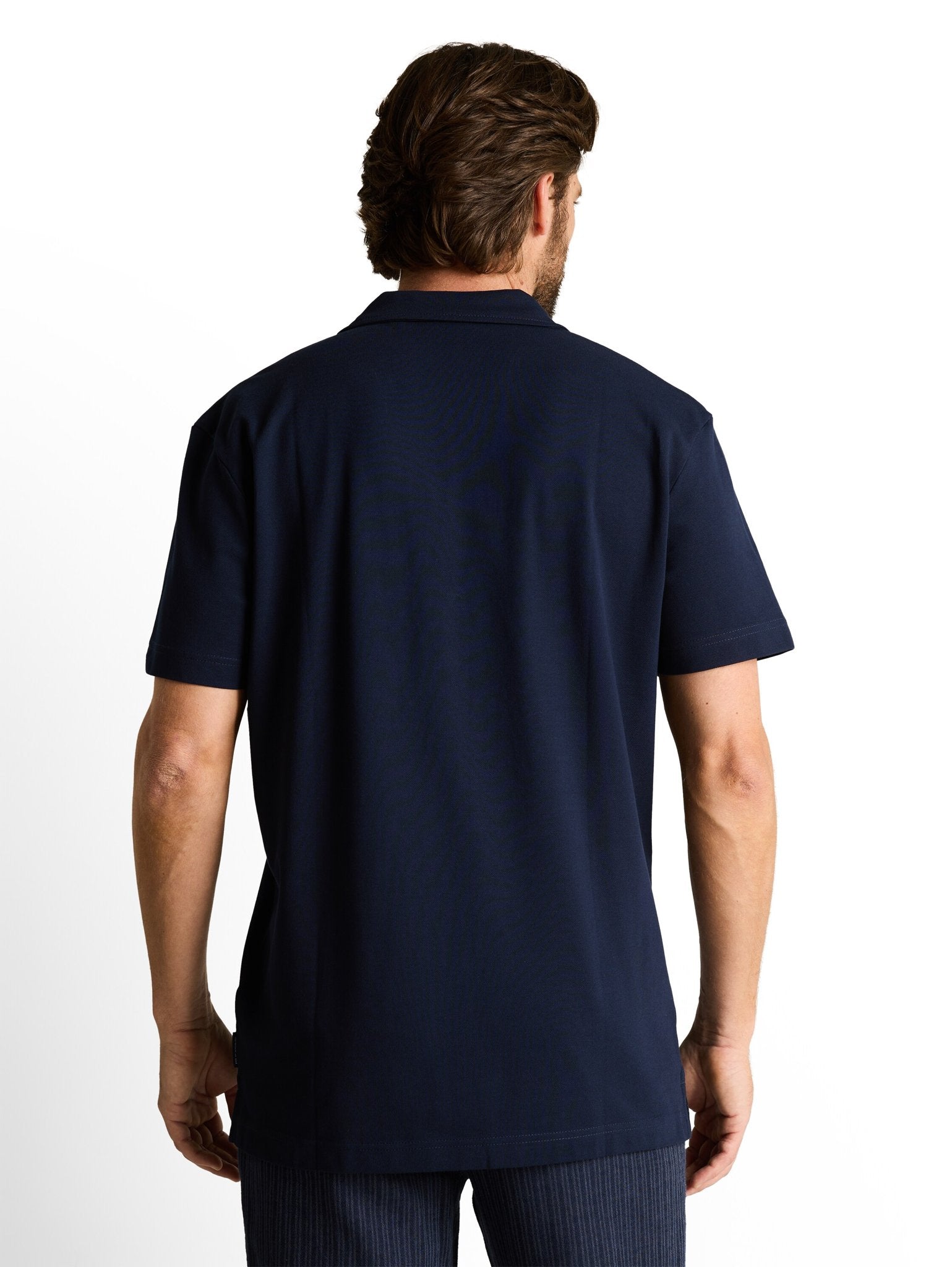 Tom Tailor Herren Polo-Shirts Sky Captain Blu